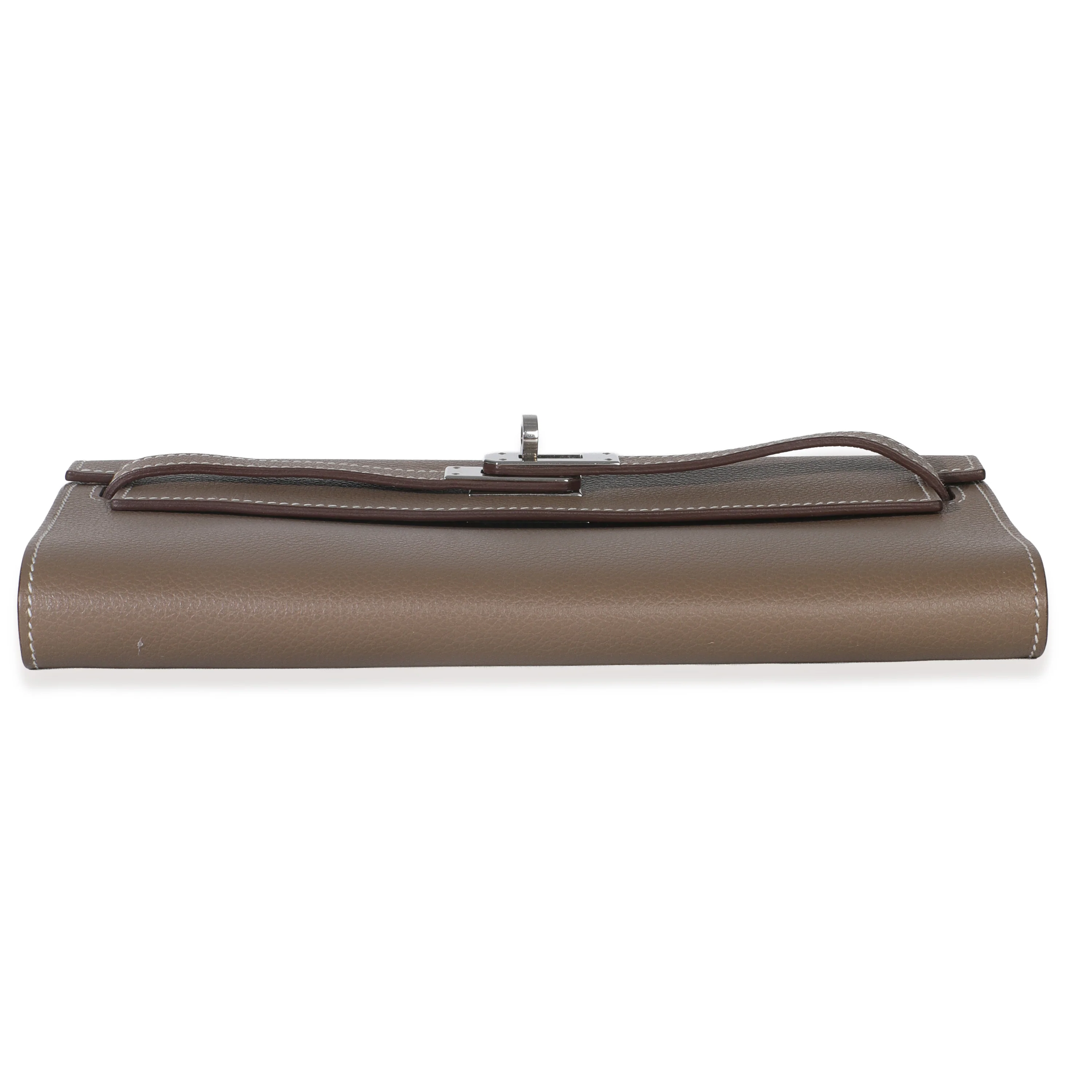 Etoupe Evercolor Kelly Wallet To Go PHW - Image 7