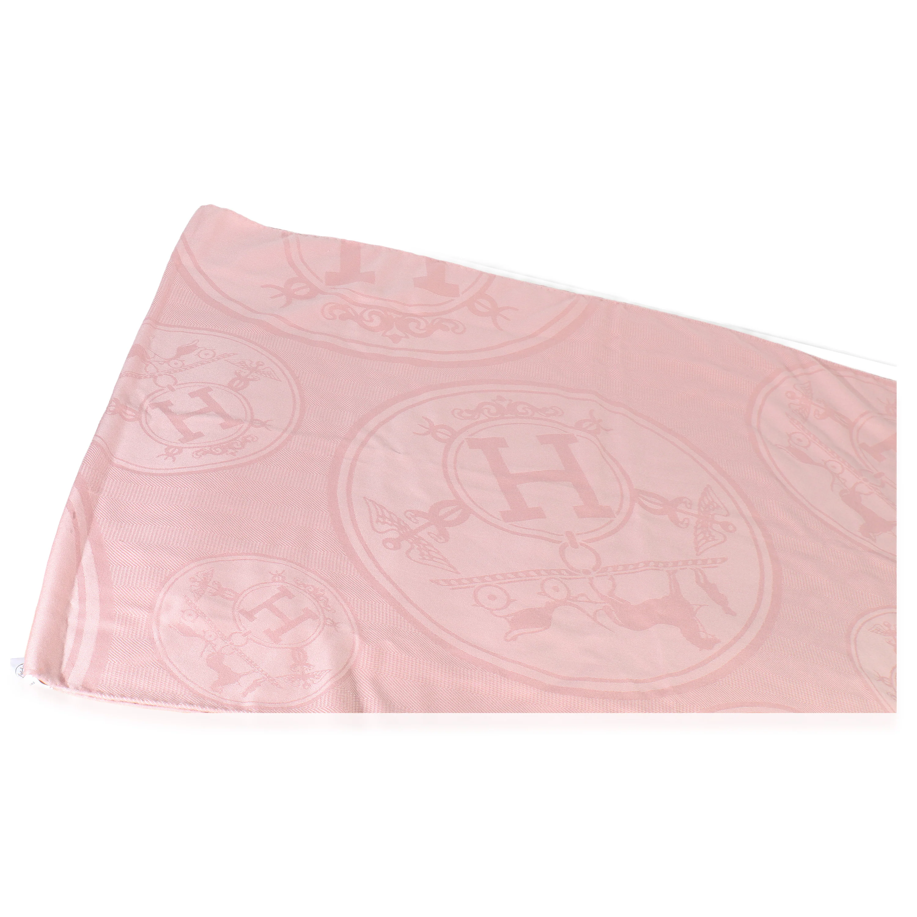 Rose Pale Cashmere Silk New Libris Stole - Image 4