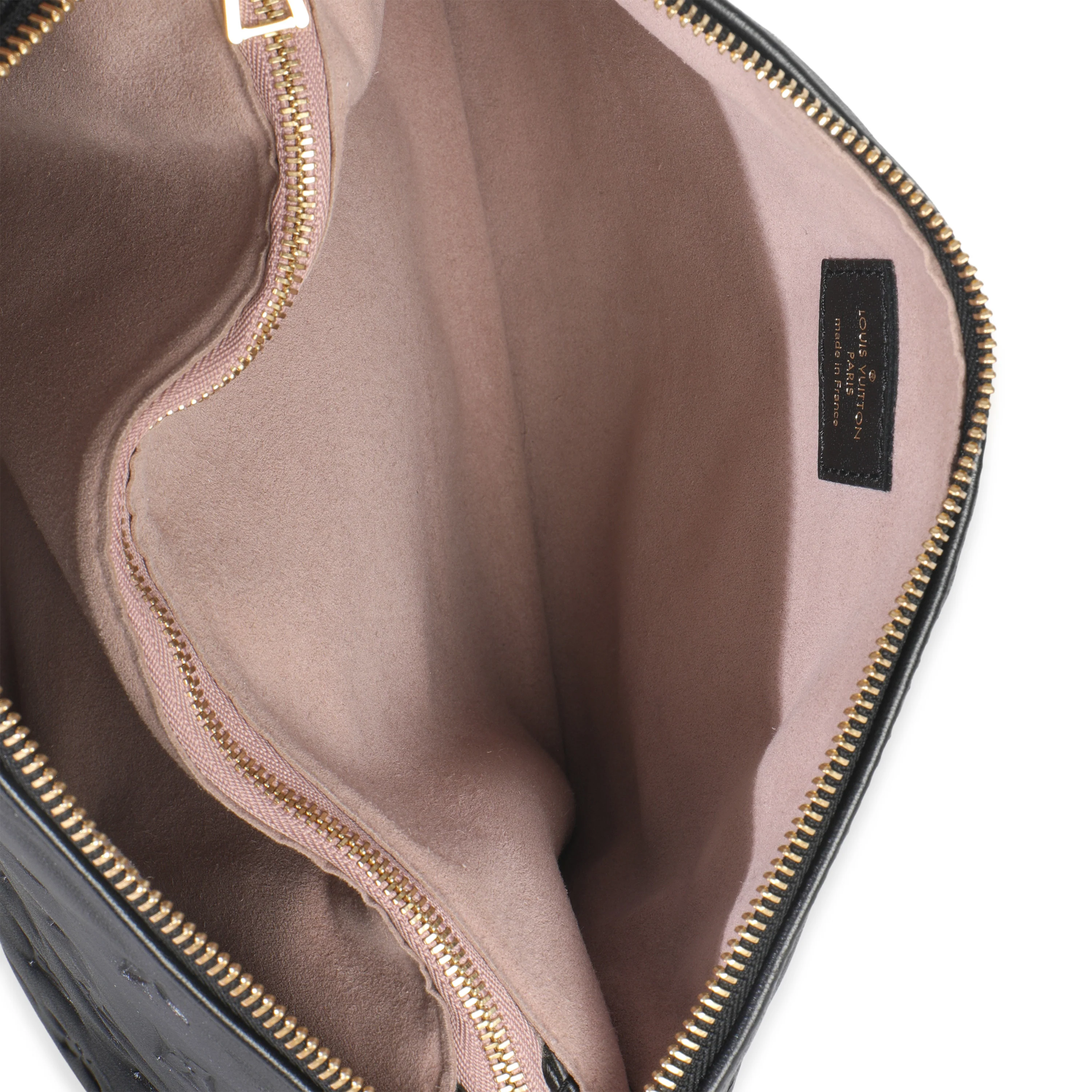 Black Monogram Embossed Lambskin Coussin PM - Image 9