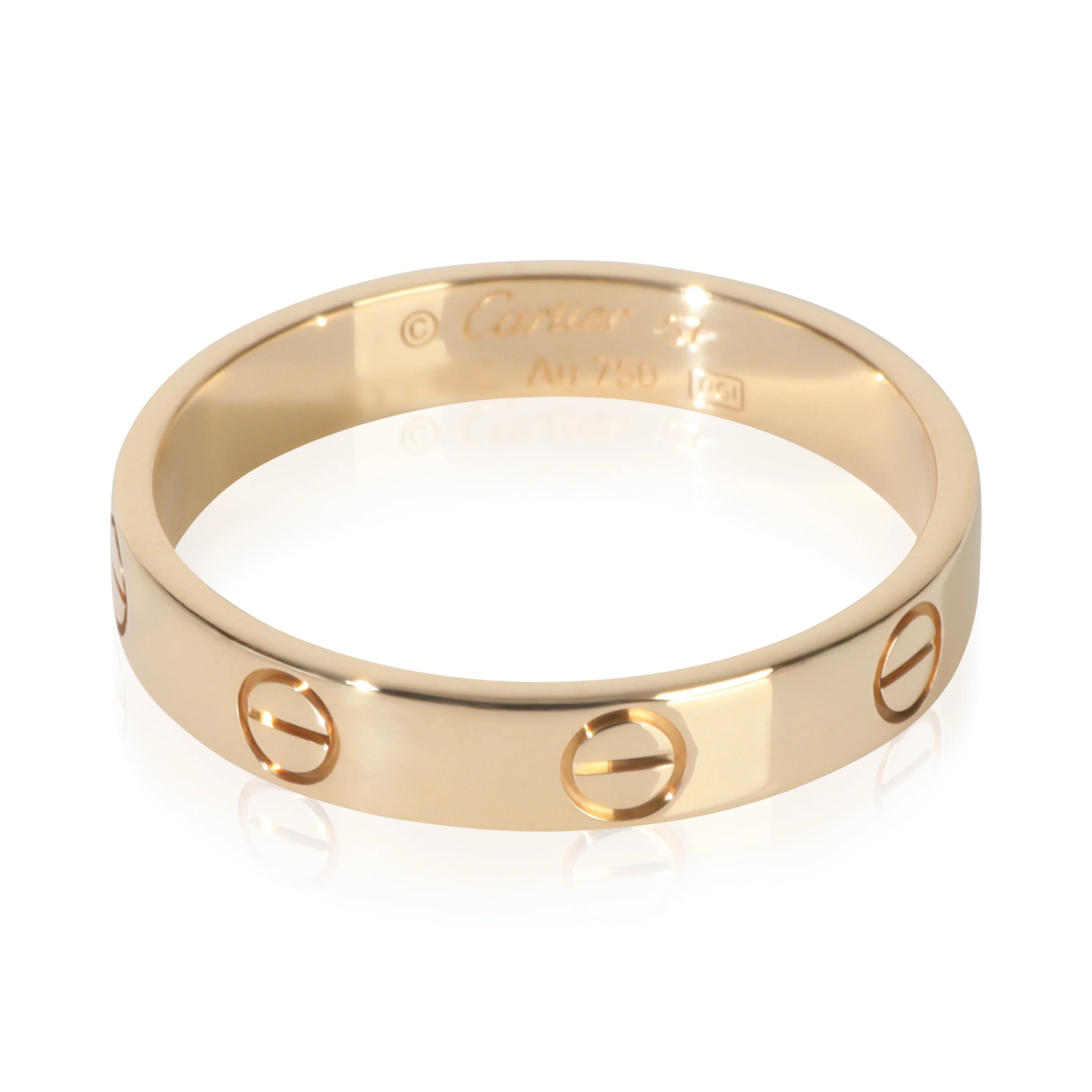 Yellow Gold Small Model Love Ring