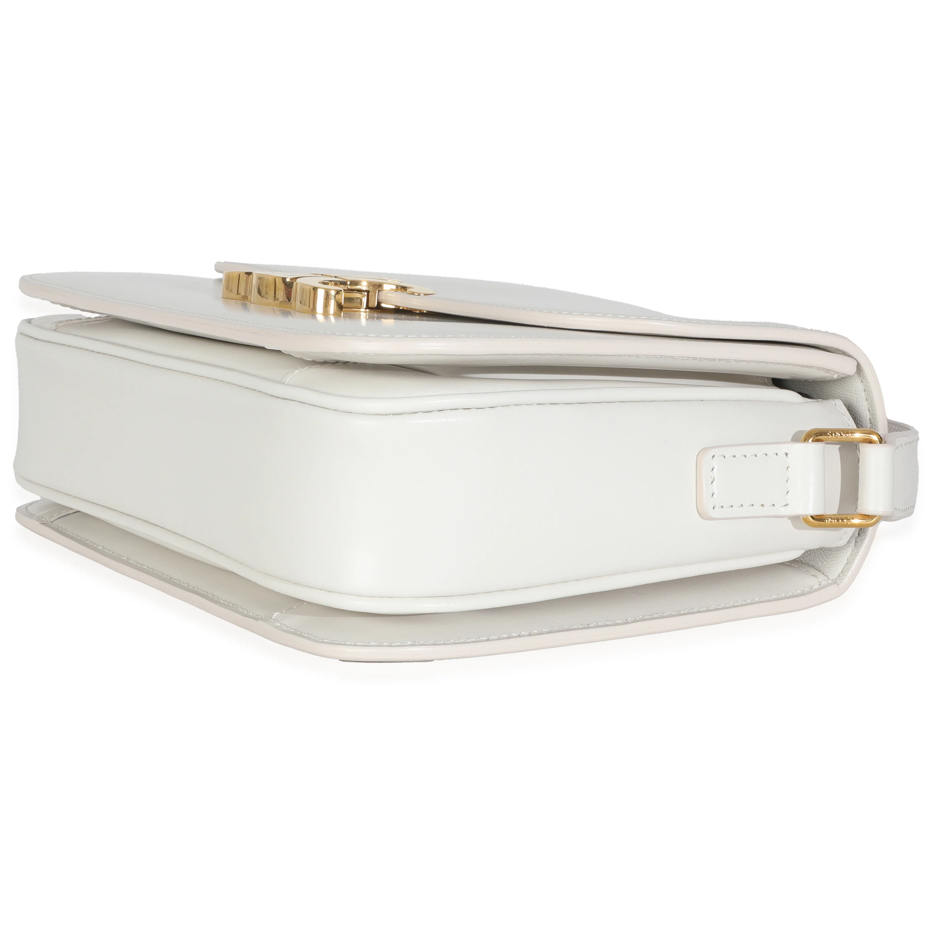 Rice Shiny Calfskin Classique Triomphe Bag - Image 7