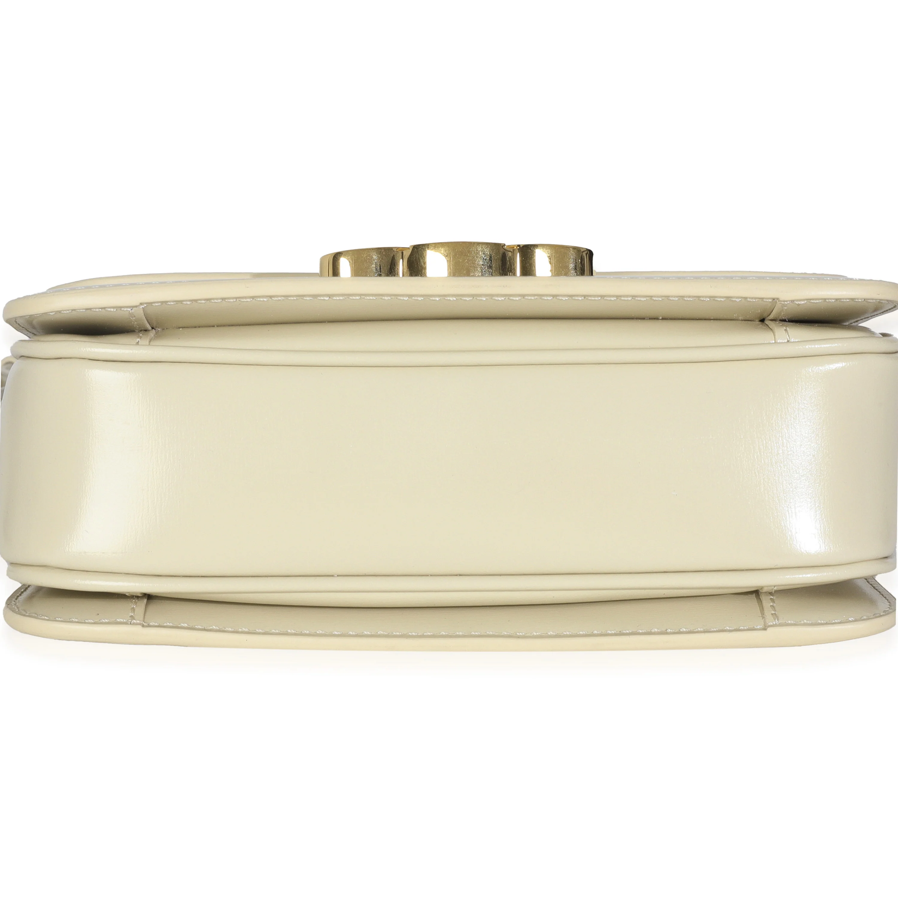 Light Stone Shiny Calfskin Classique Triomphe Bag - Image 6