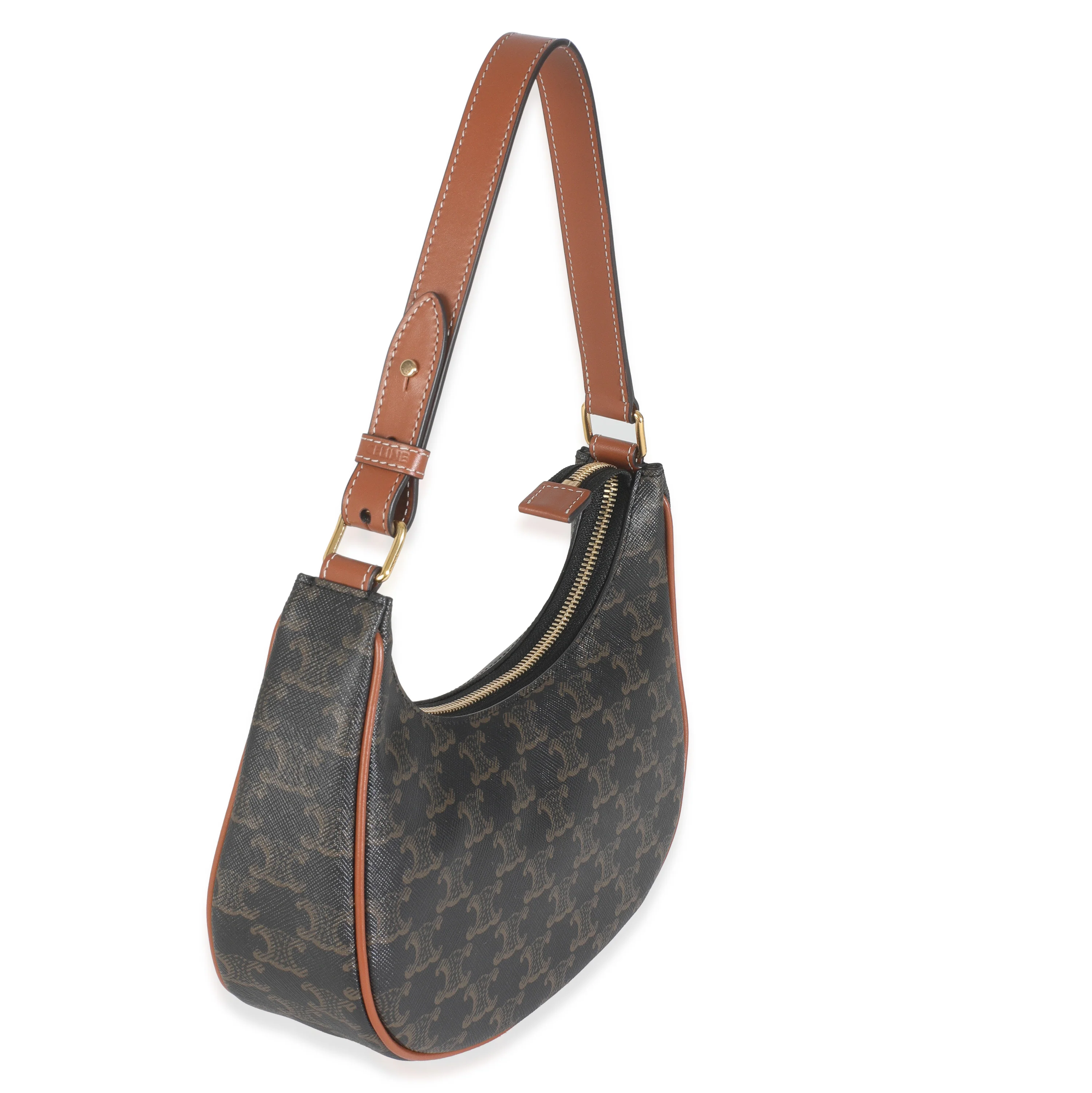 Brown Triomphe Canvas Ava Bag - Image 3