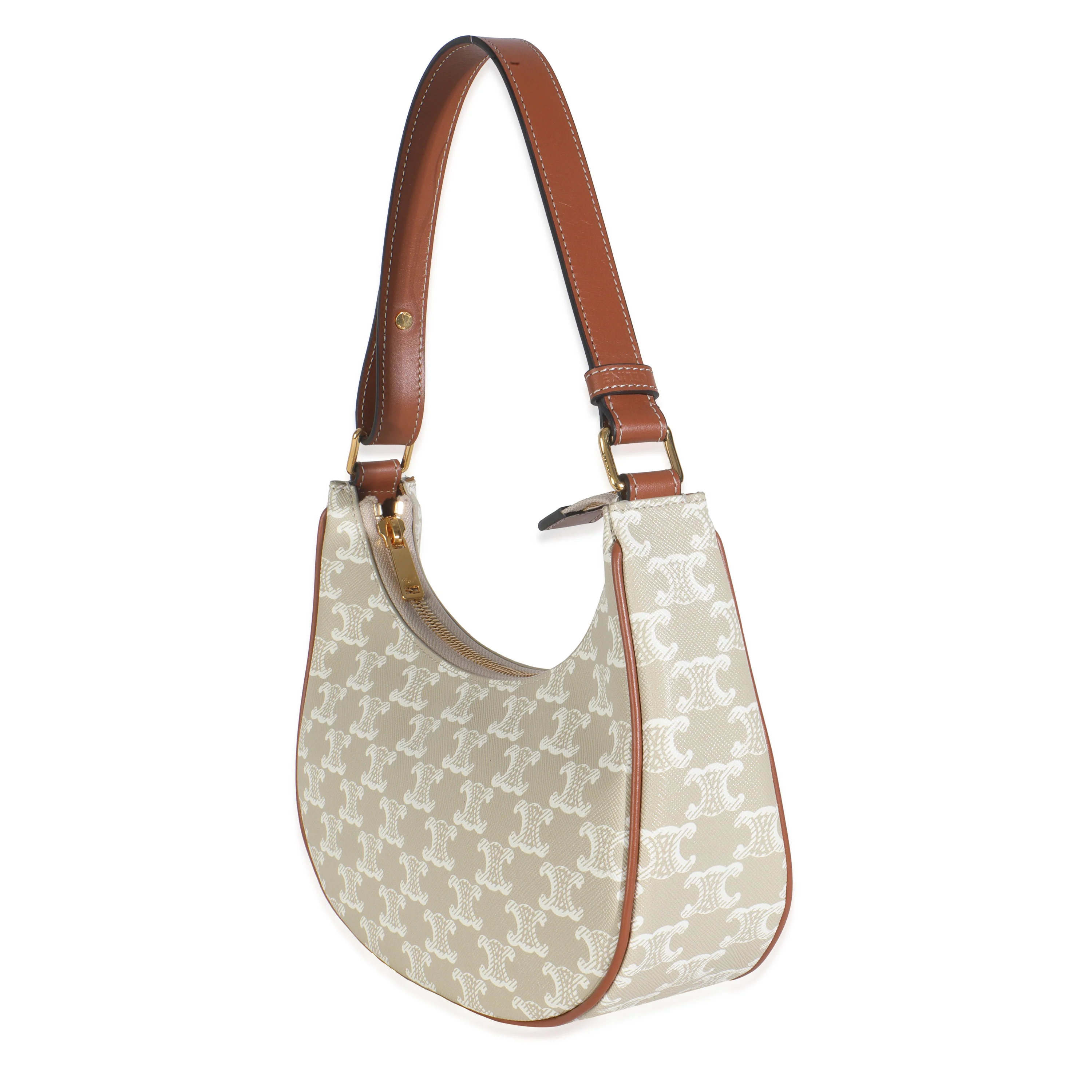 White Triomphe Canvas Ava Bag - Image 2