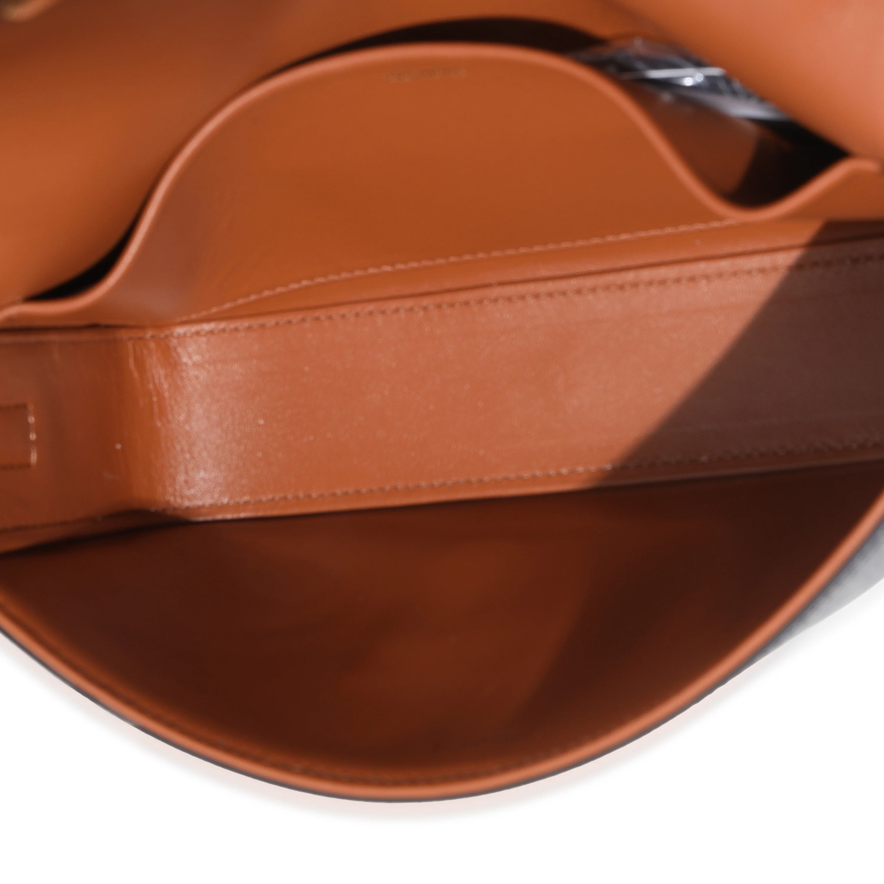 Tan Calfskin Brown Triomphe Canvas Claude Bag - Image 9