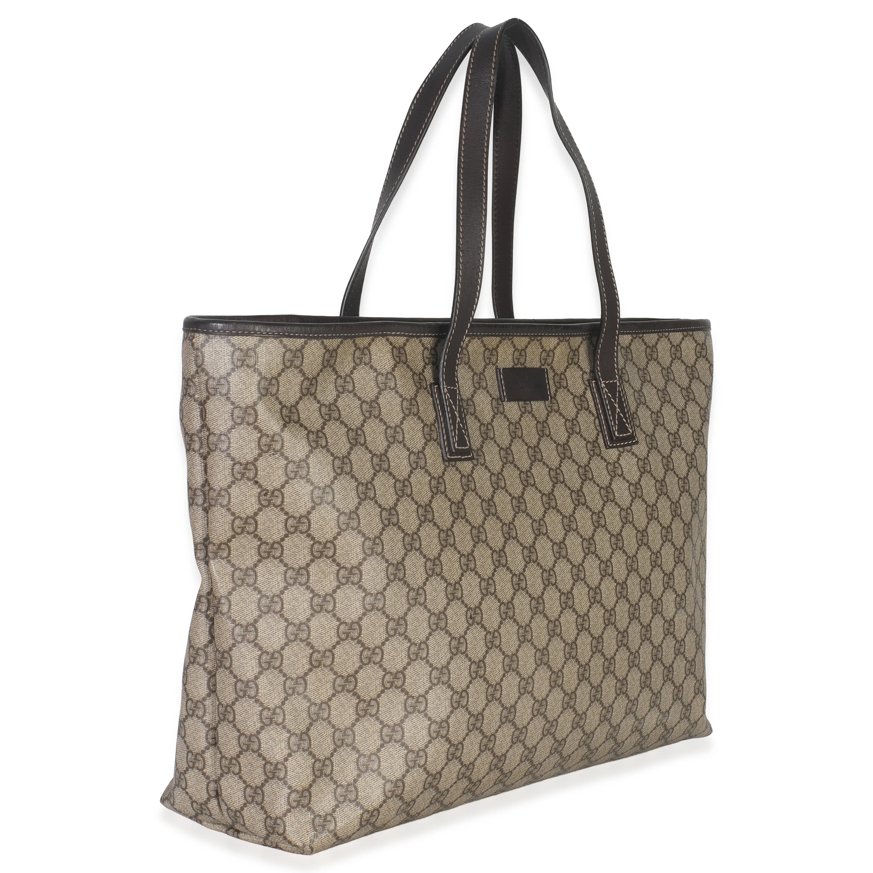 Brown GG Canvas Large Plus Tote - Image 3