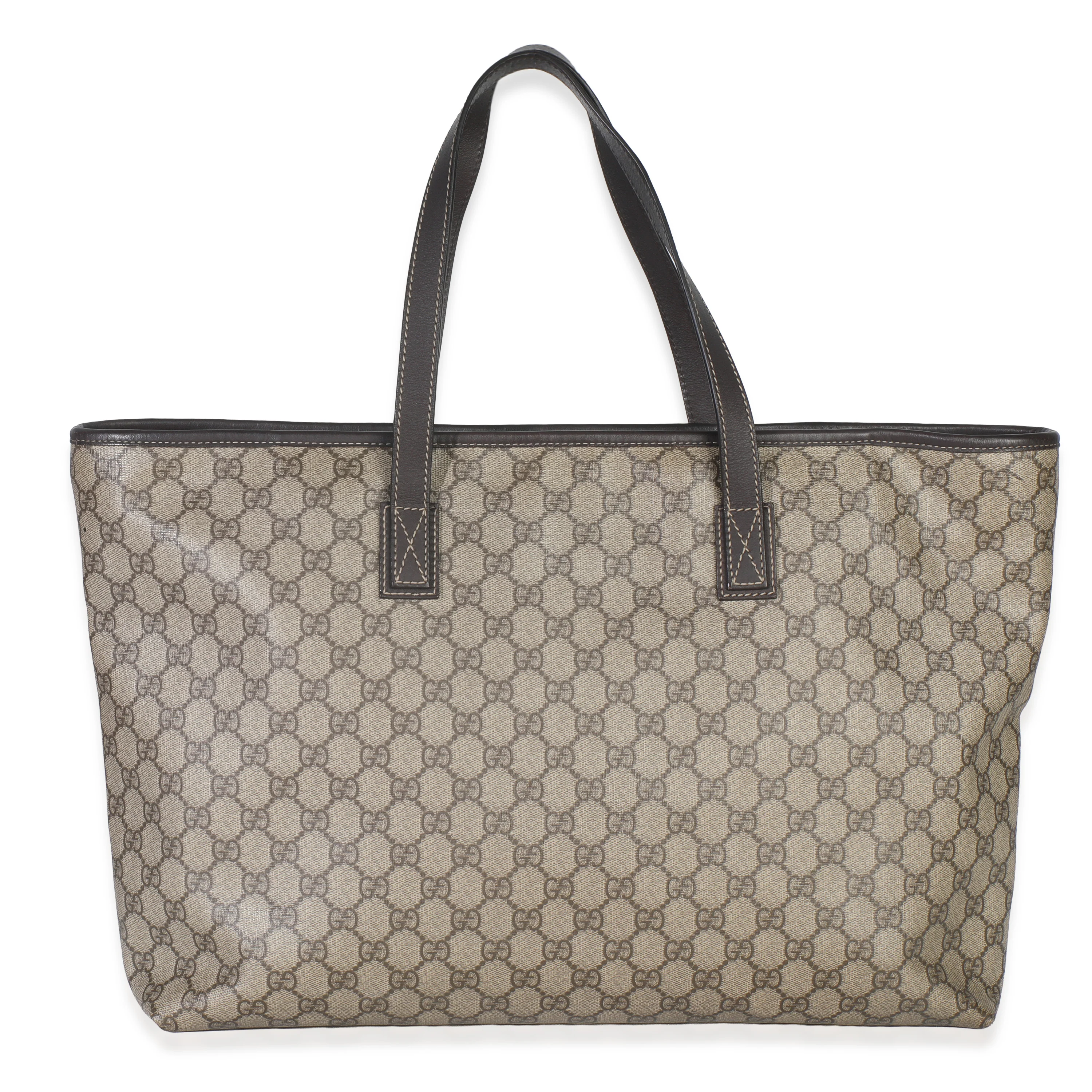 Brown GG Canvas Large Plus Tote - Image 4