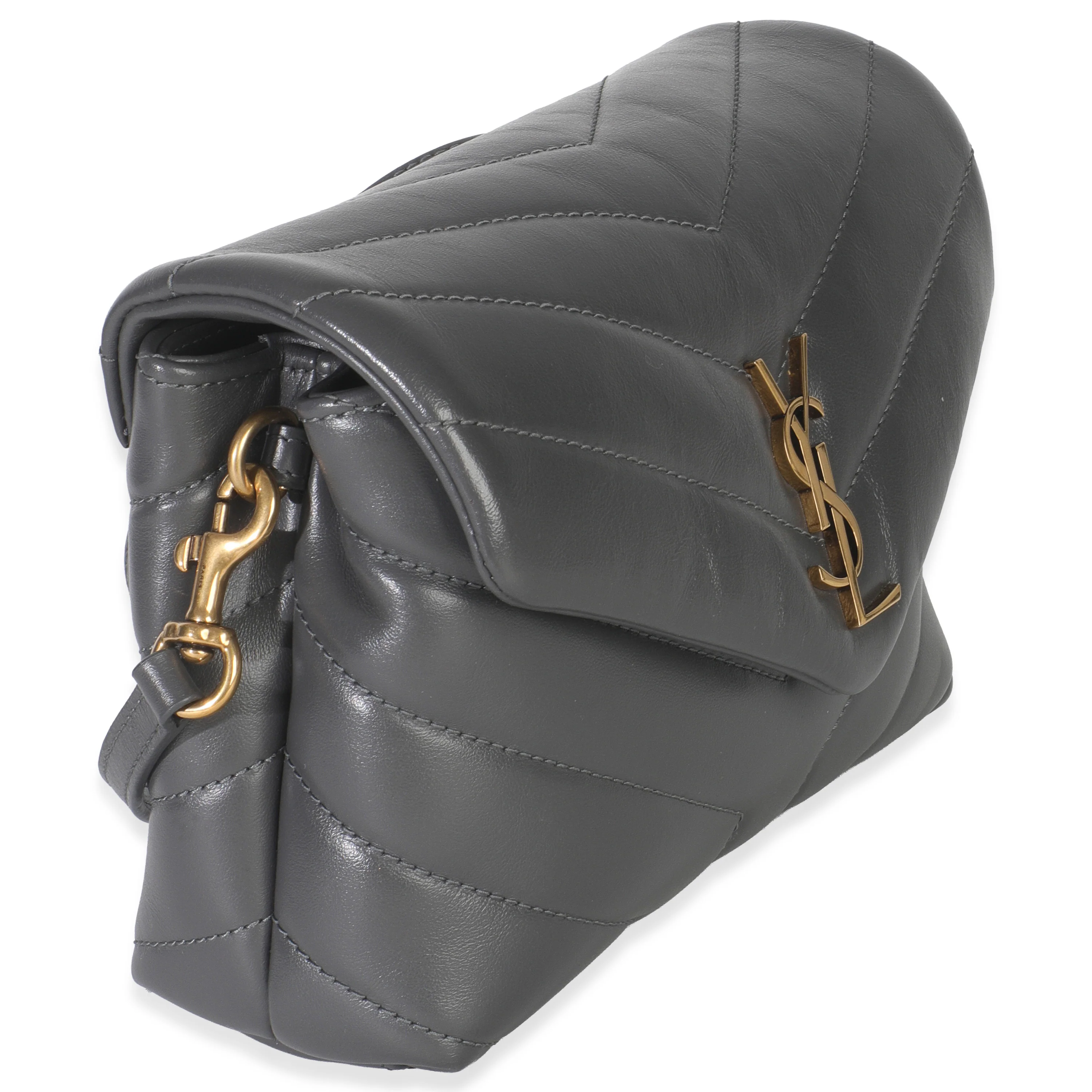 Dark Smog Y Quilted Calfskin Monogram Toy Loulou Crossbody - Image 3