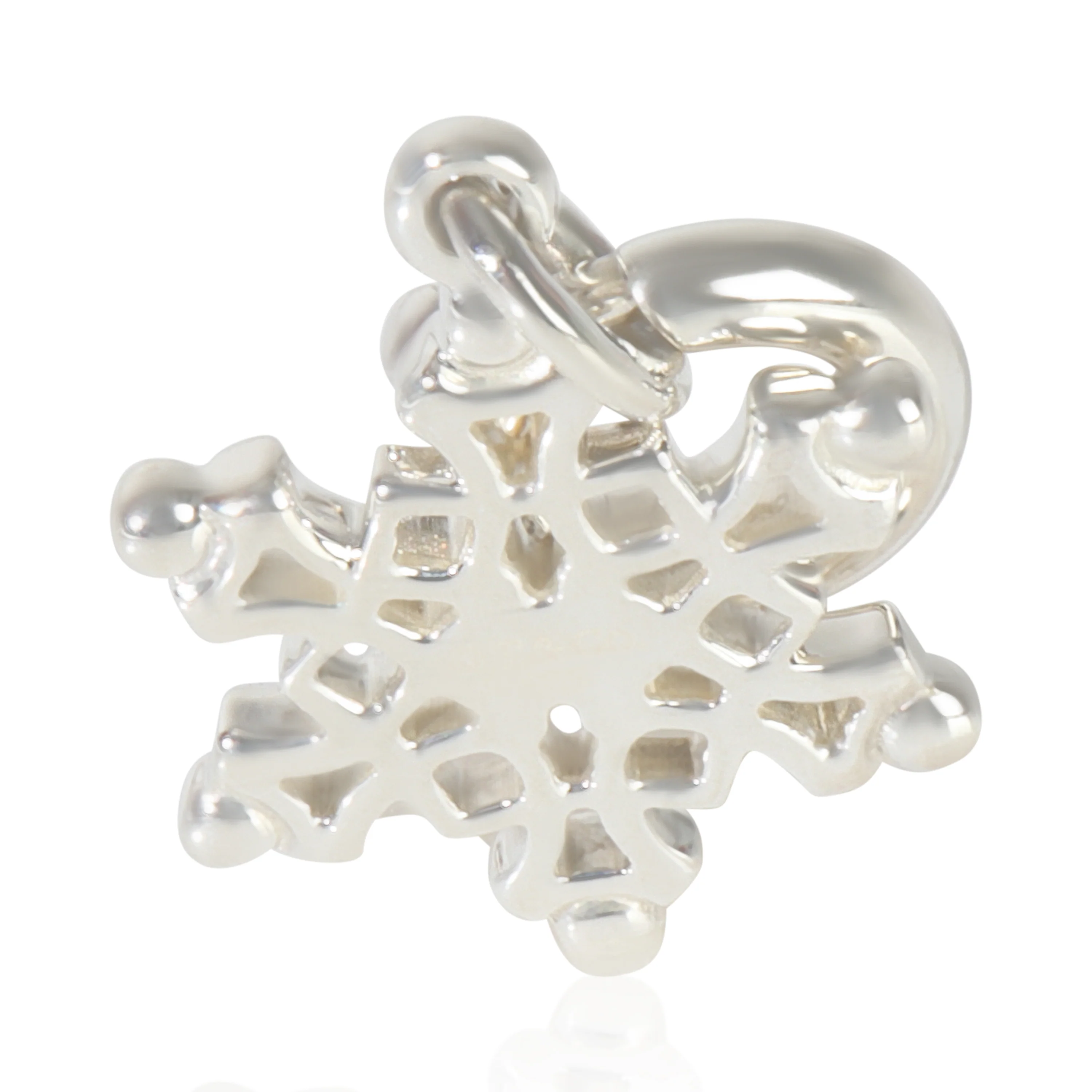 Sterling Silver Snowflake Charm - Image 3