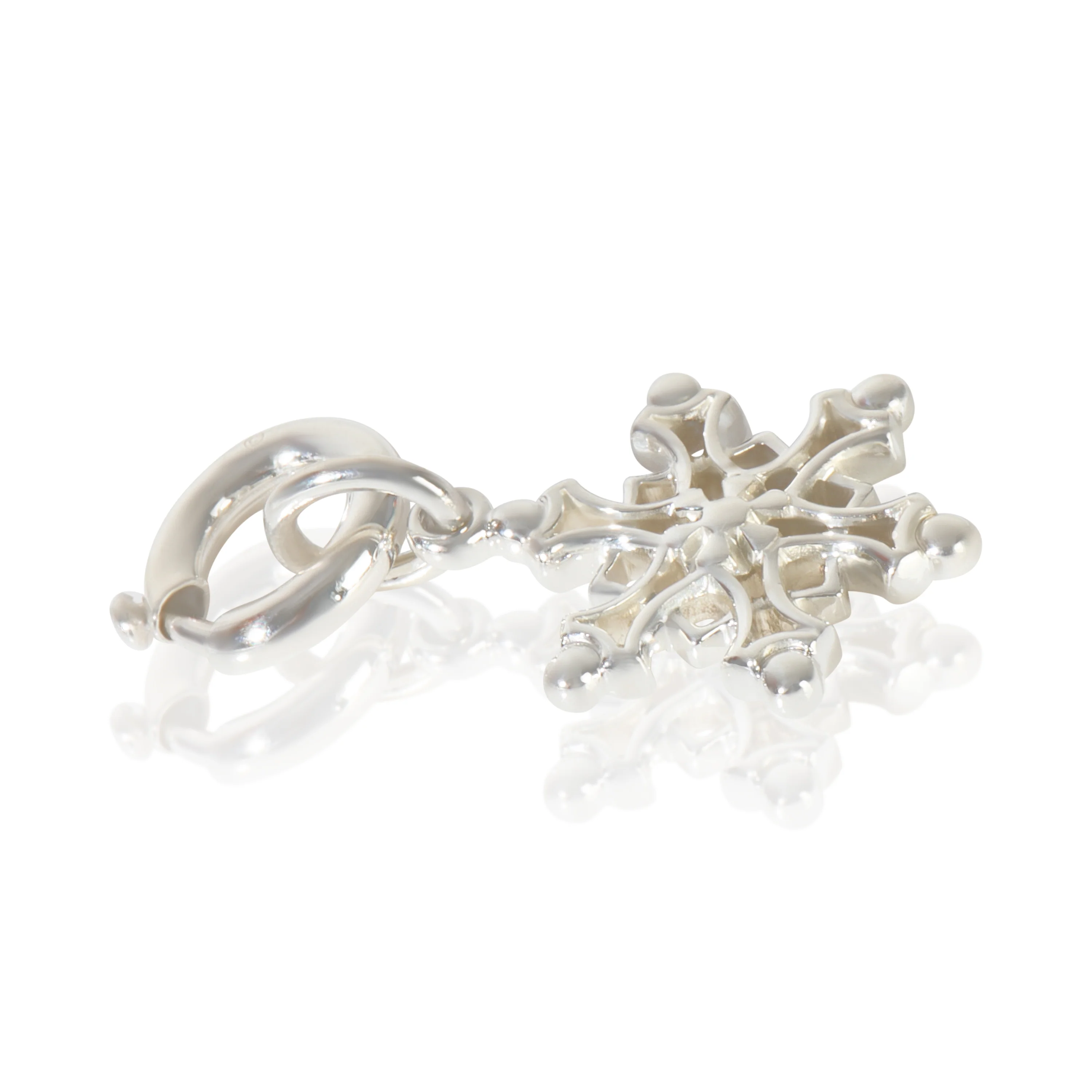 Sterling Silver Snowflake Charm - Image 4