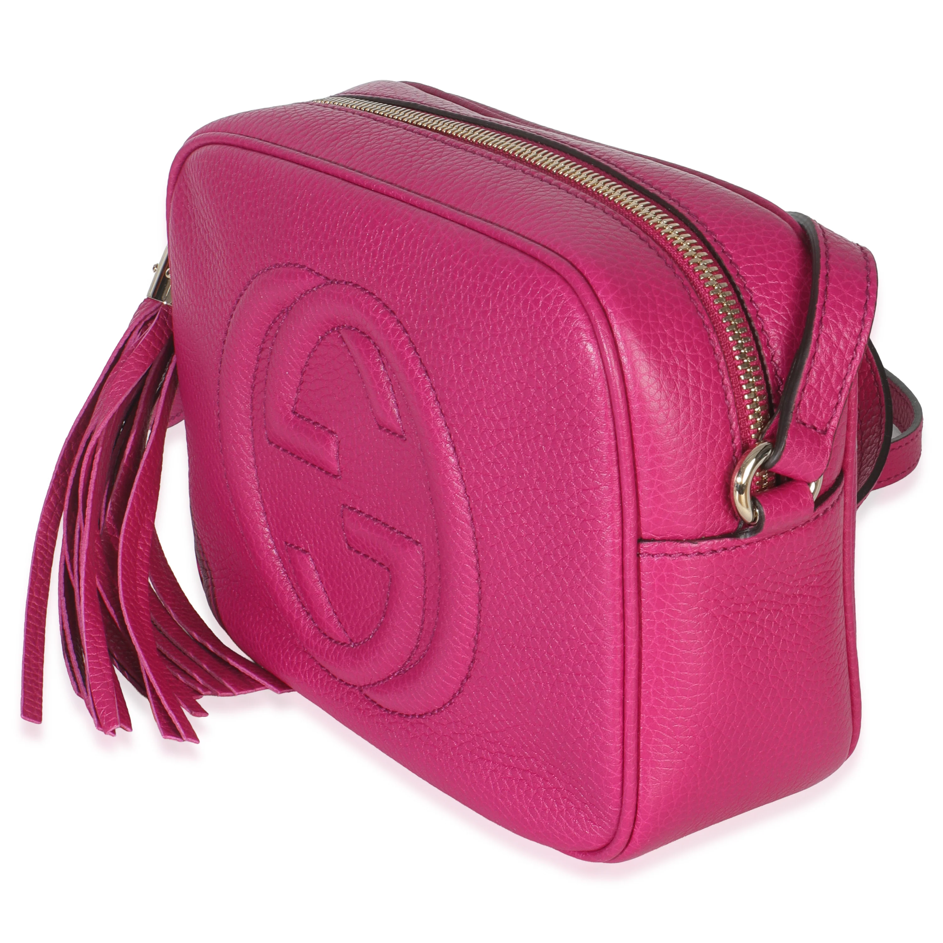 Bright Bouganville Cellarius Calfskin Small Soho Disco Crossbody - Image 2