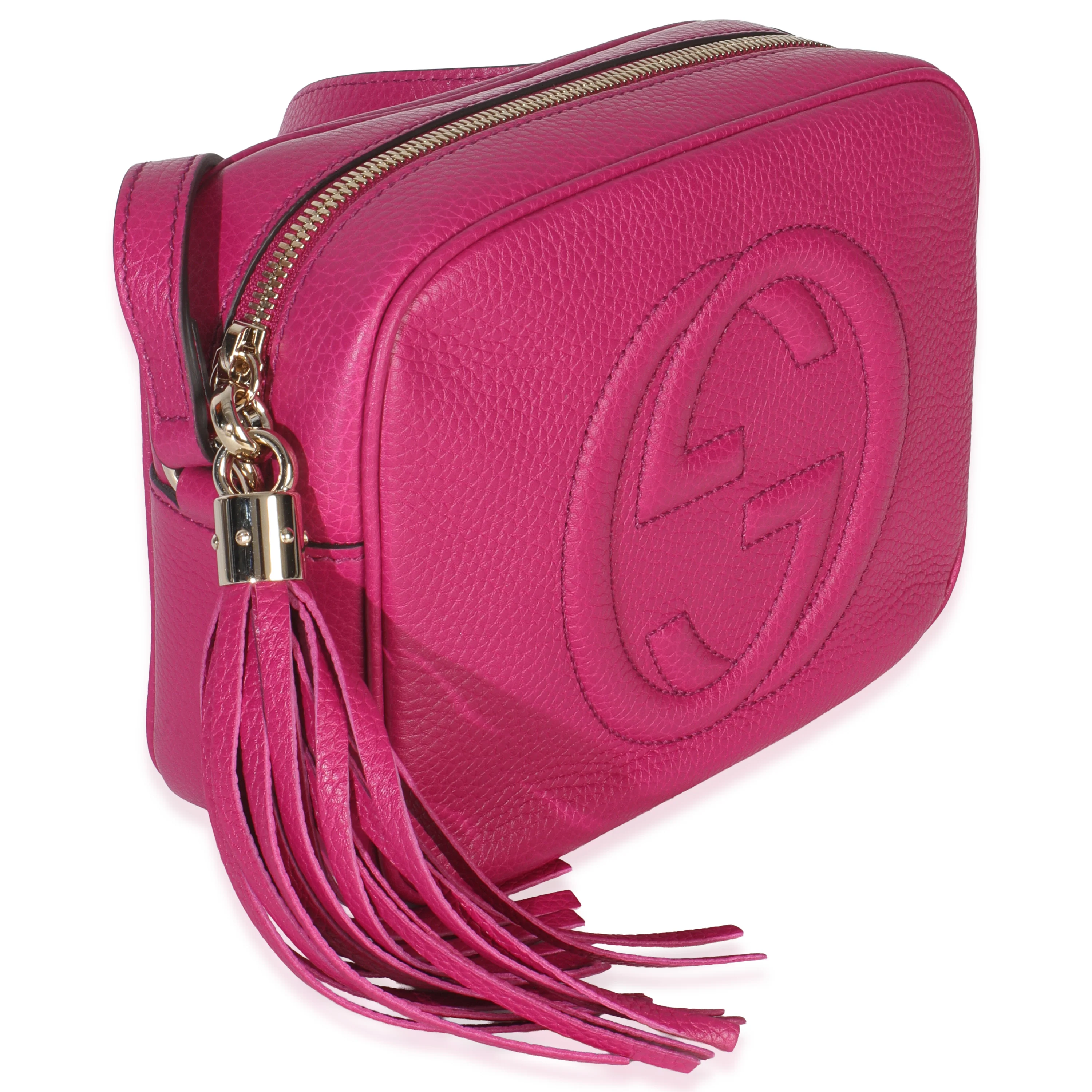 Bright Bouganville Cellarius Calfskin Small Soho Disco Crossbody - Image 3
