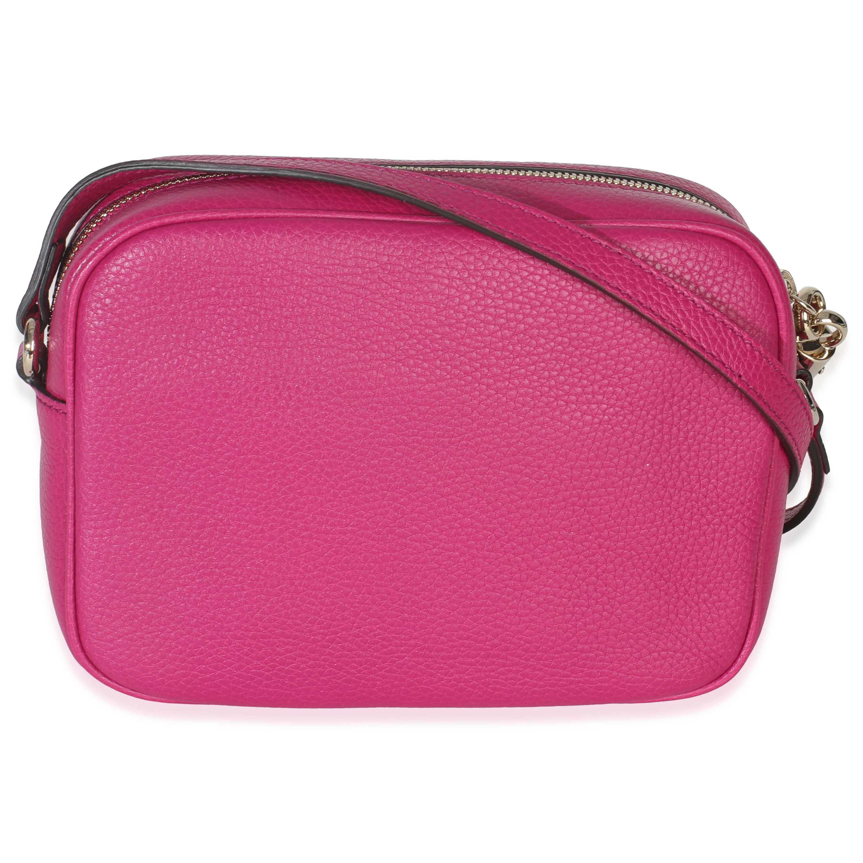 Bright Bouganville Cellarius Calfskin Small Soho Disco Crossbody - Image 4