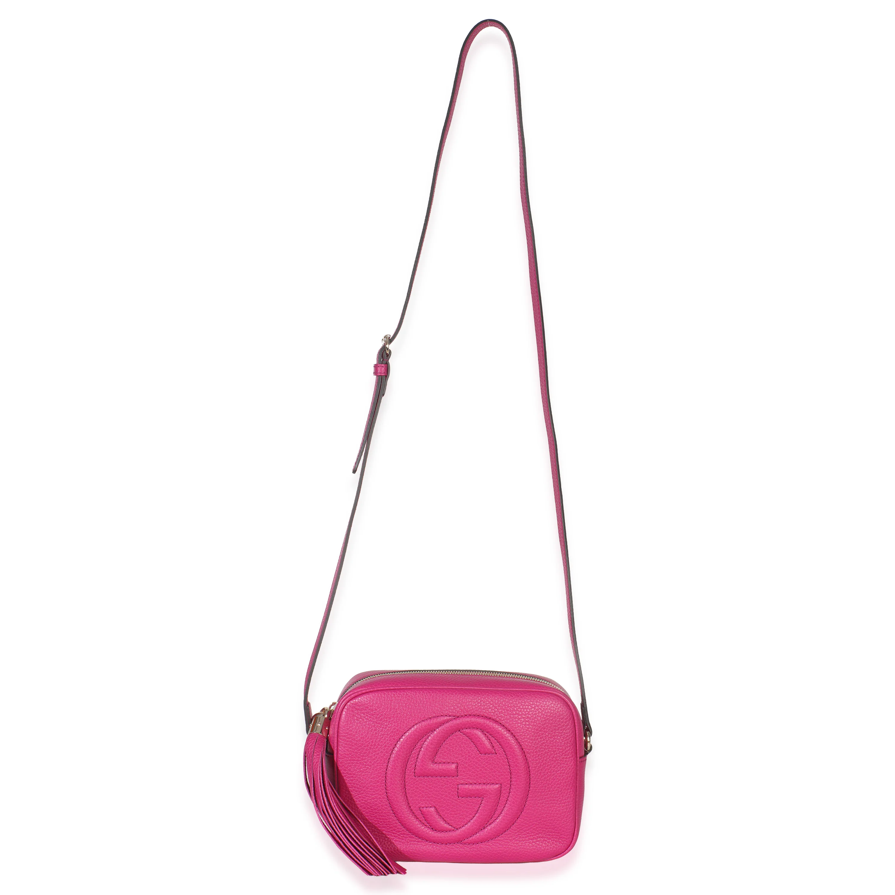 Bright Bouganville Cellarius Calfskin Small Soho Disco Crossbody - Image 8