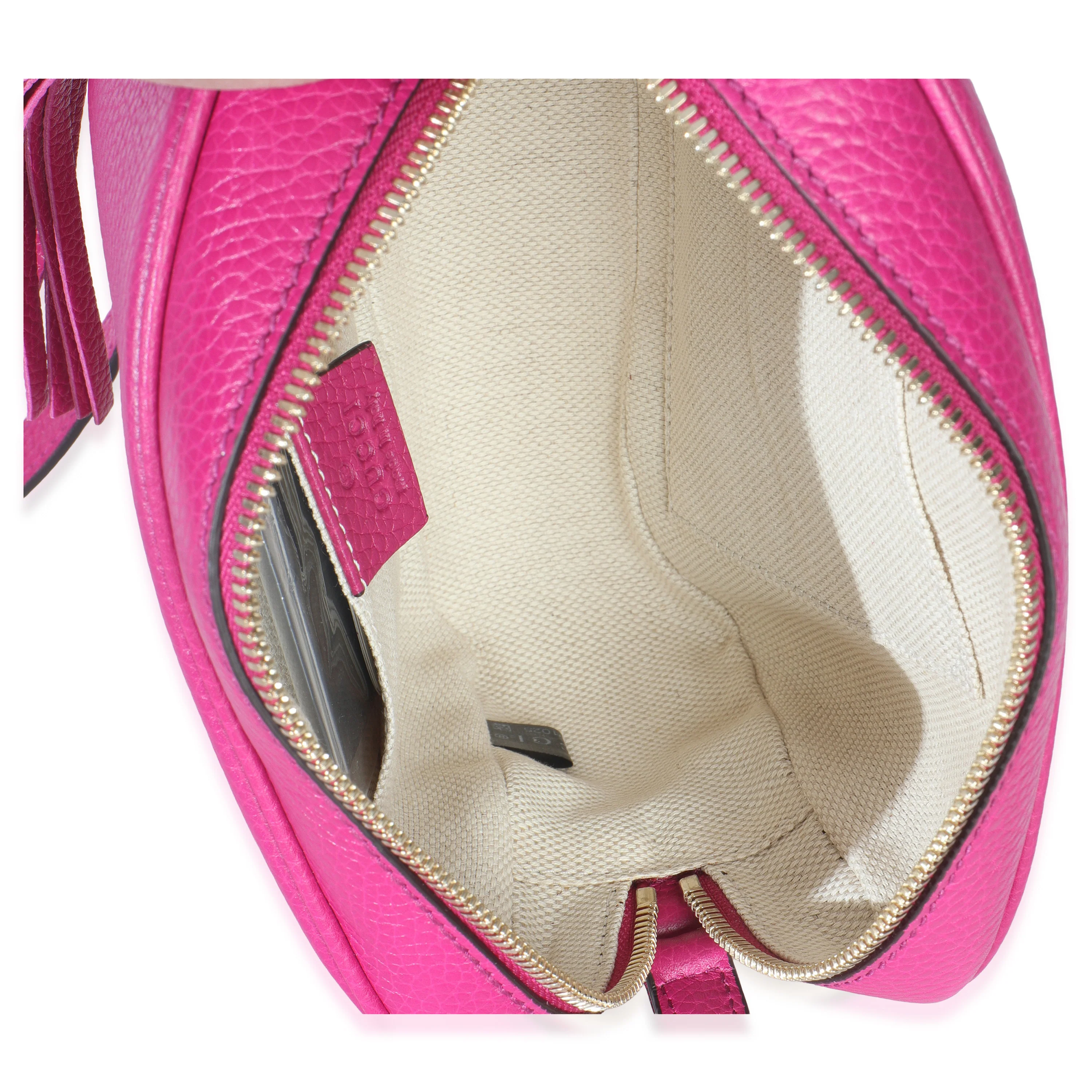 Bright Bouganville Cellarius Calfskin Small Soho Disco Crossbody - Image 9