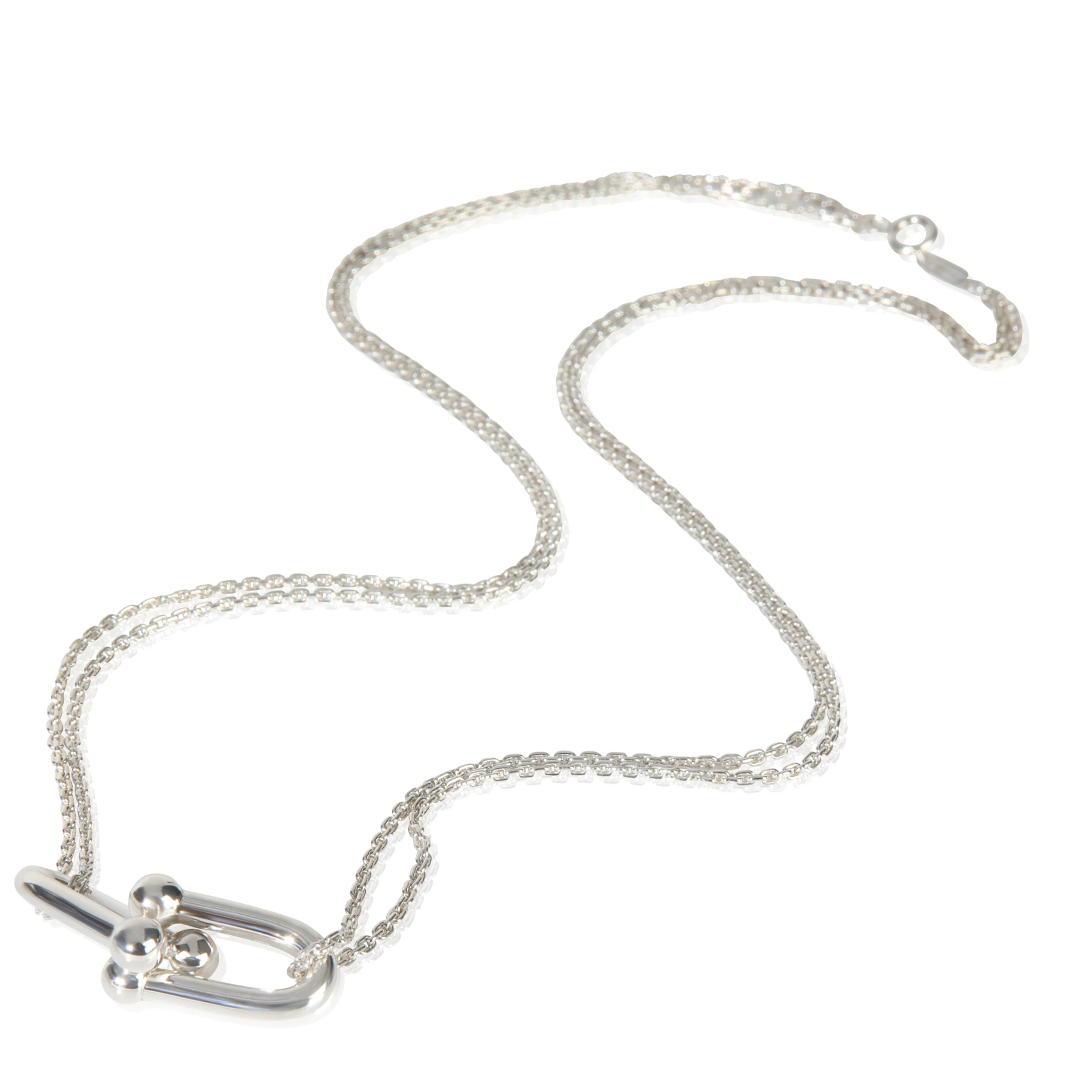 Sterling Silver  HardWear Large Double Link Necklace - Image 2