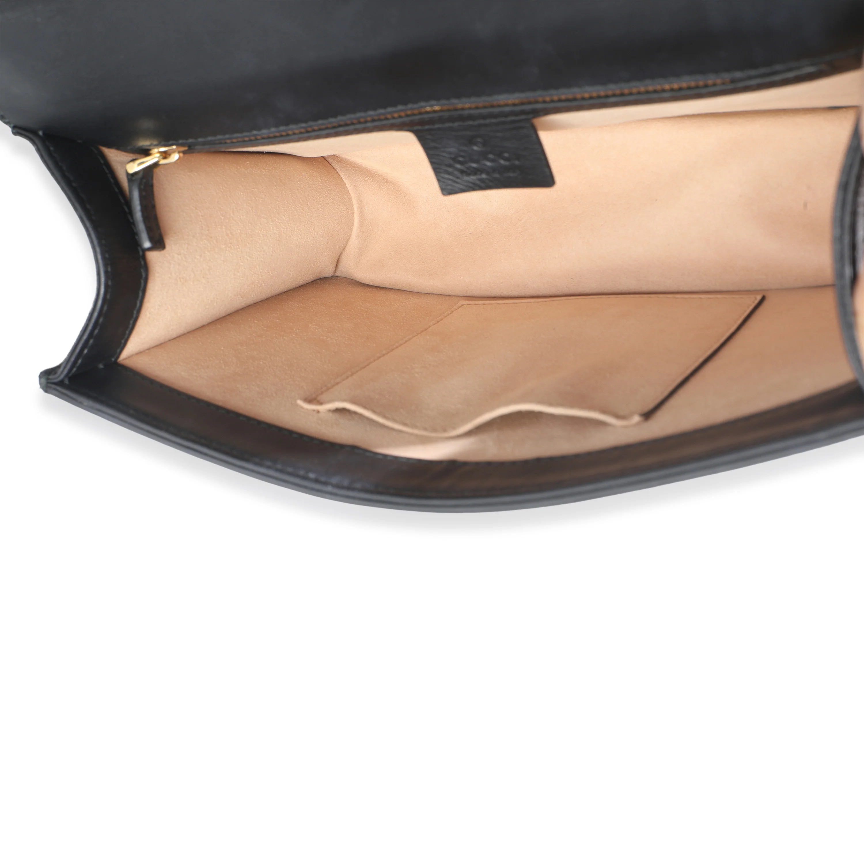 Black GG Velvet Small Sylvie Shoulder Bag - Image 8