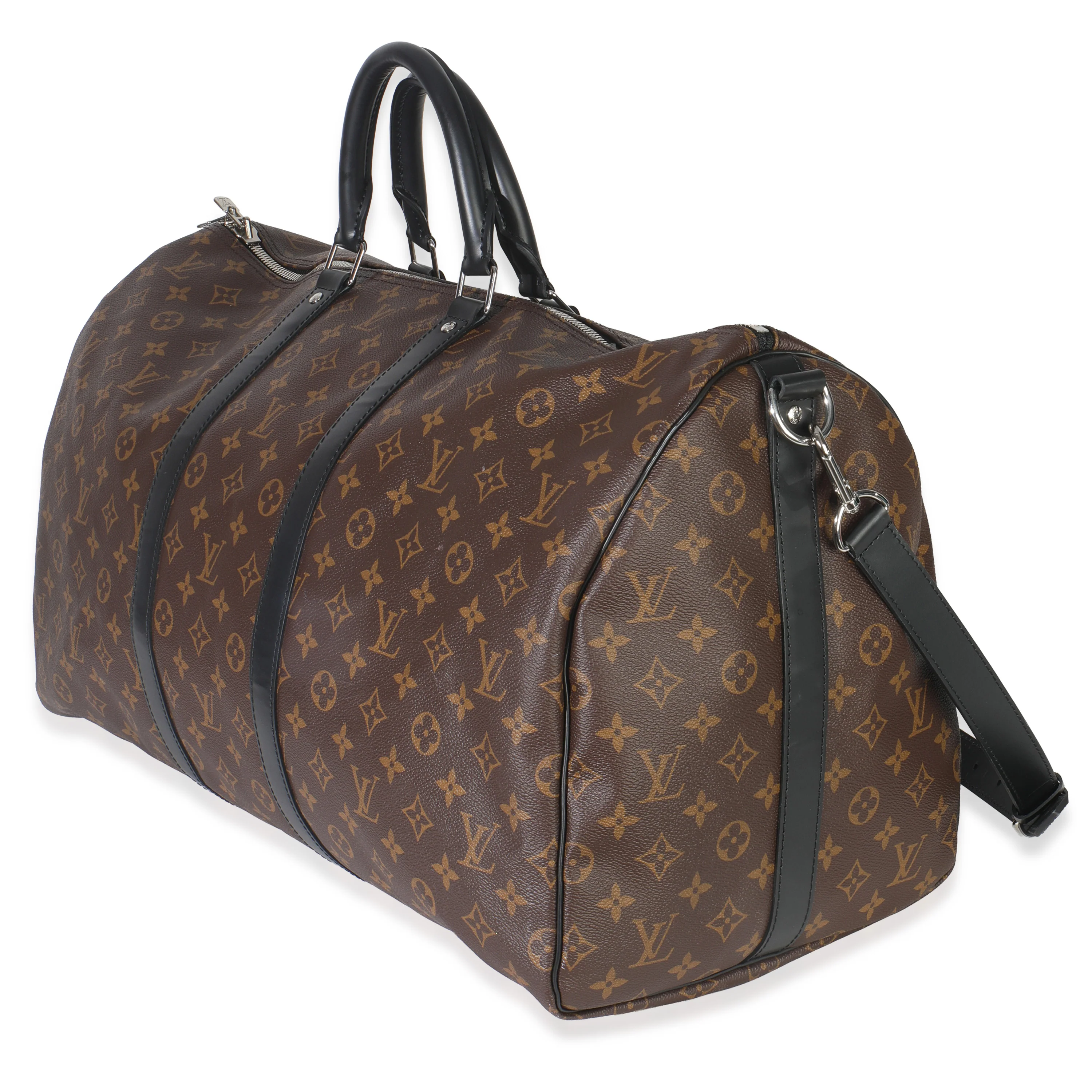 Monogram Macassar Canvas Keepall Bandouliere 55 - Image 2