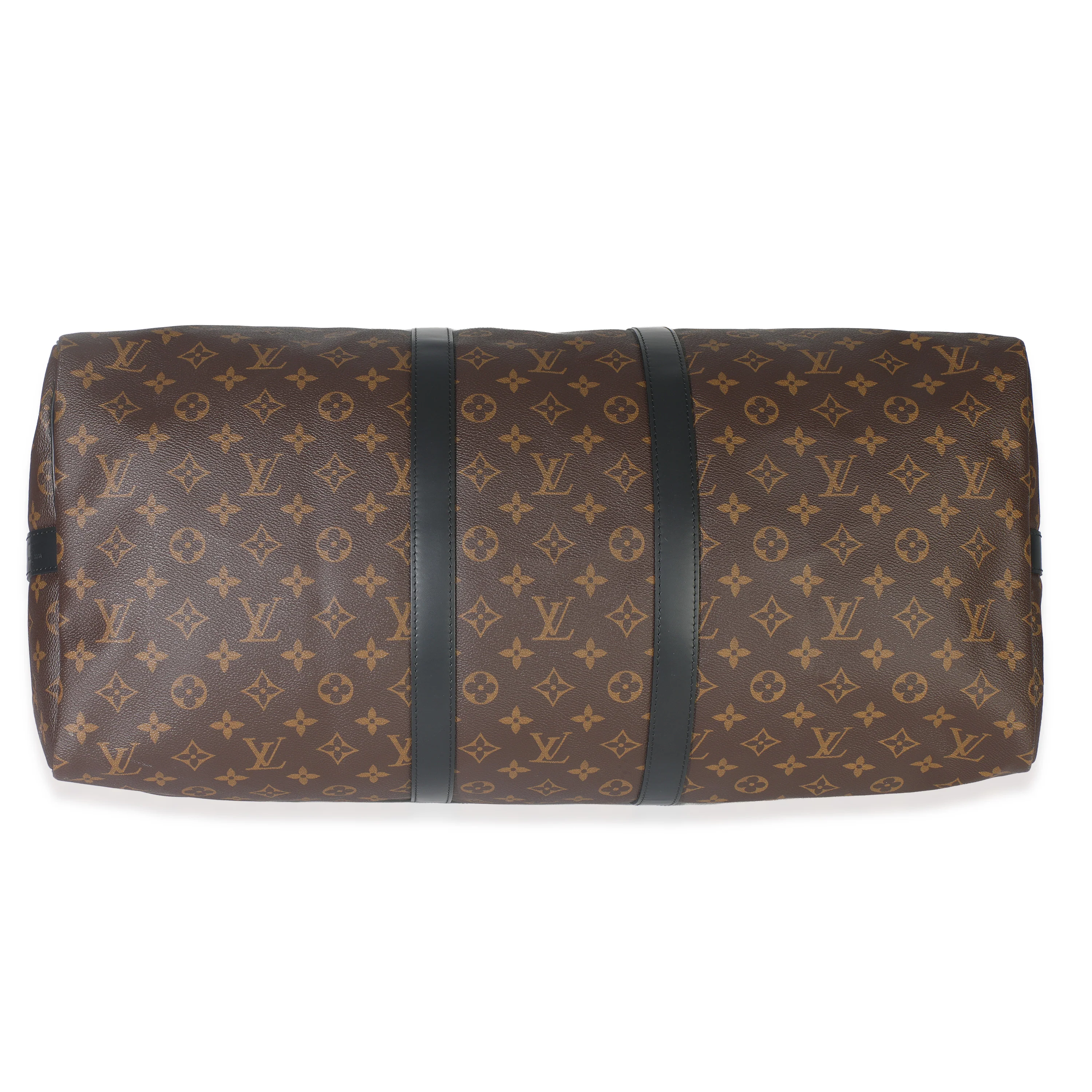Monogram Macassar Canvas Keepall Bandouliere 55 - Image 5