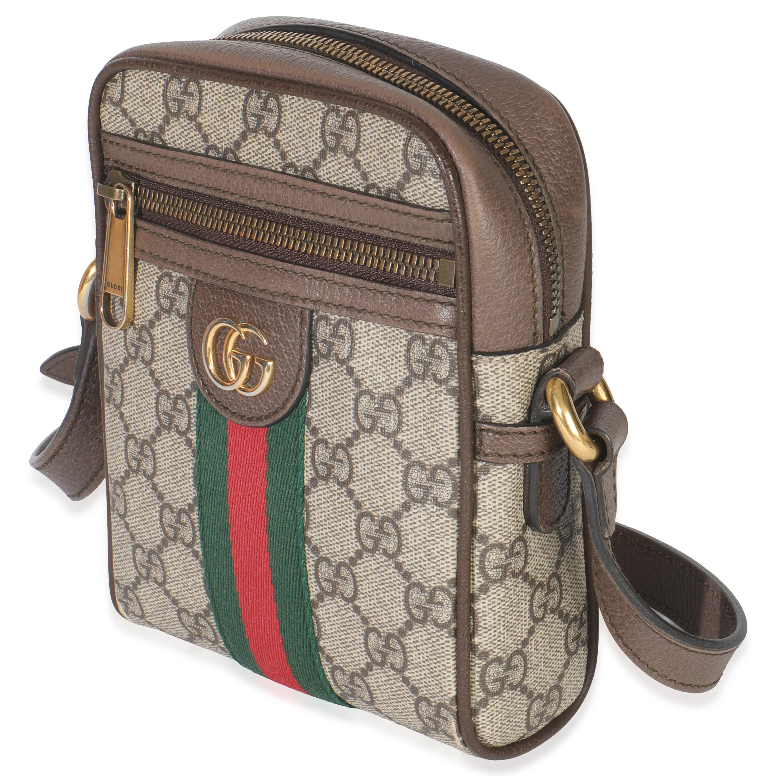 Beige GG Supreme Canvas Ophidia Mini Messenger - Image 2