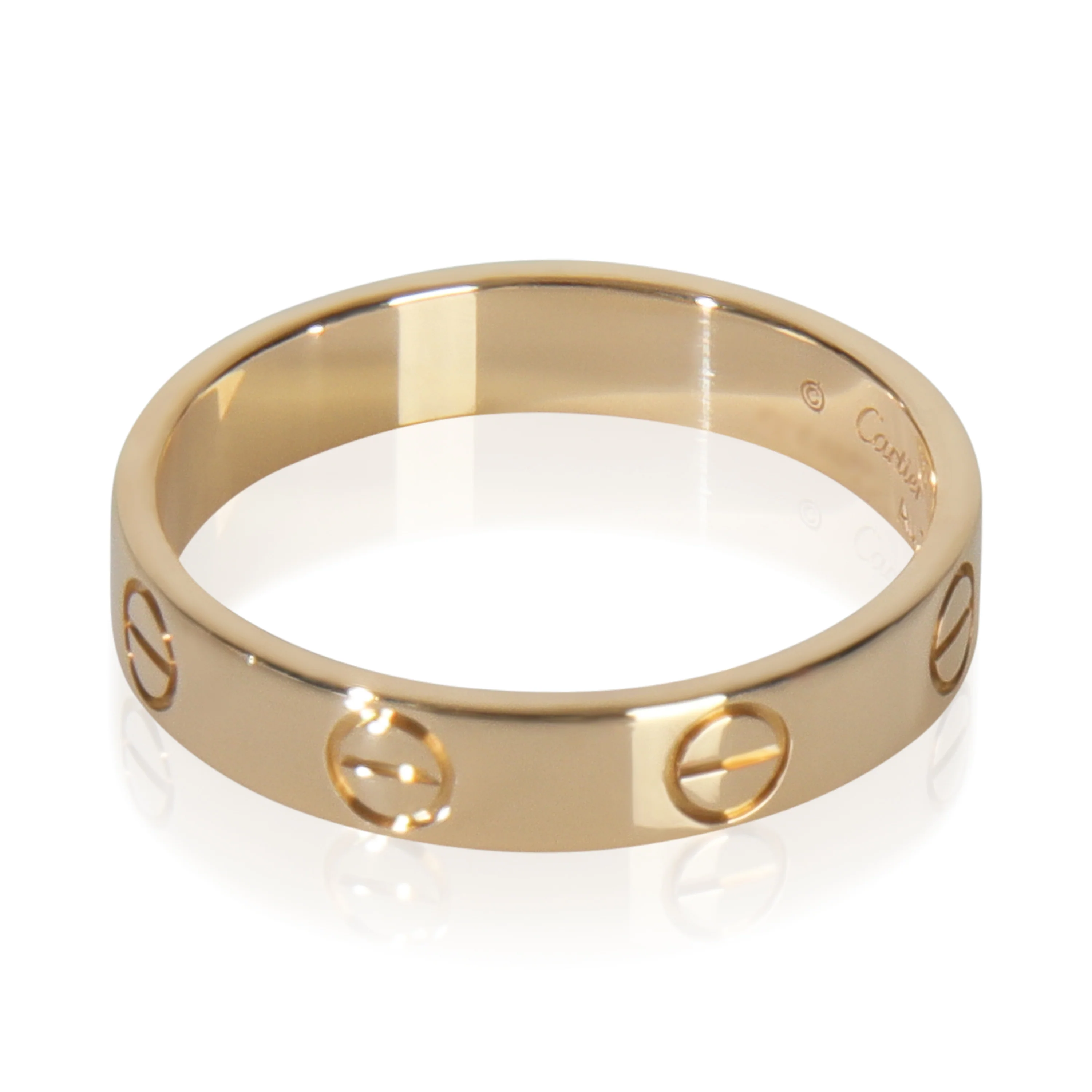 Yellow Gold  Small Model Love Ring - Image 2