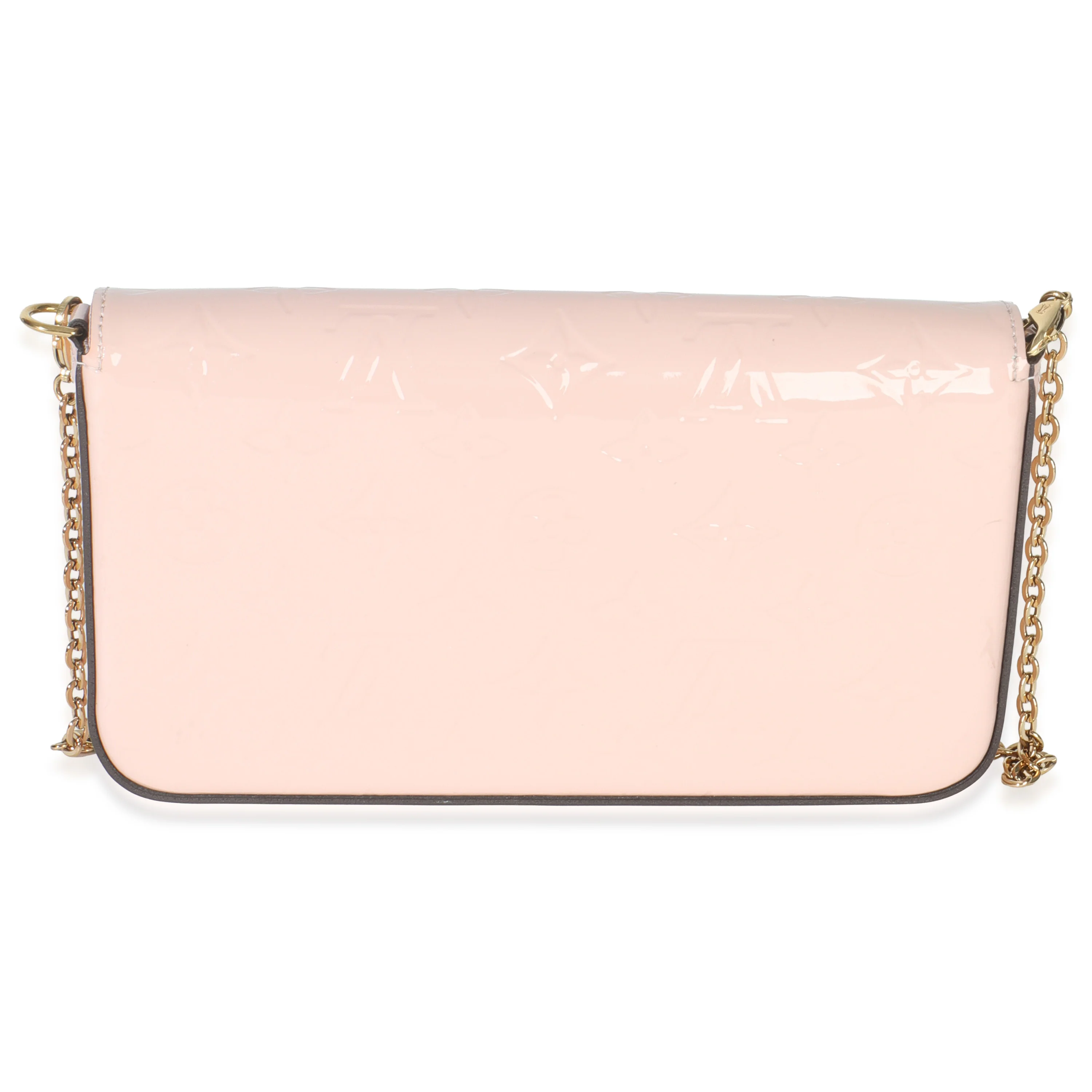 Rose Ballerine Monogram Vernis Felicie Pochette - Image 5