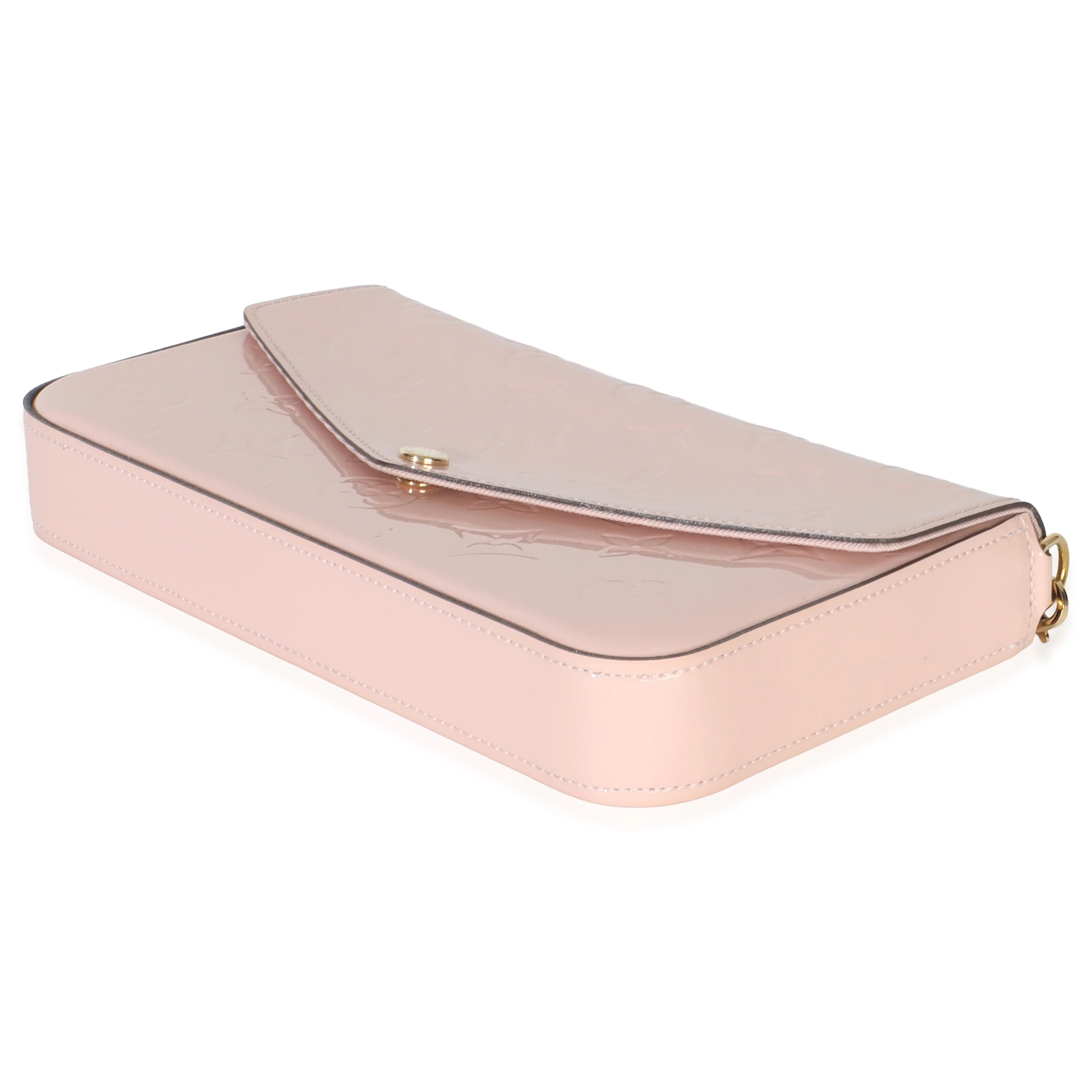 Rose Ballerine Monogram Vernis Felicie Pochette - Image 6