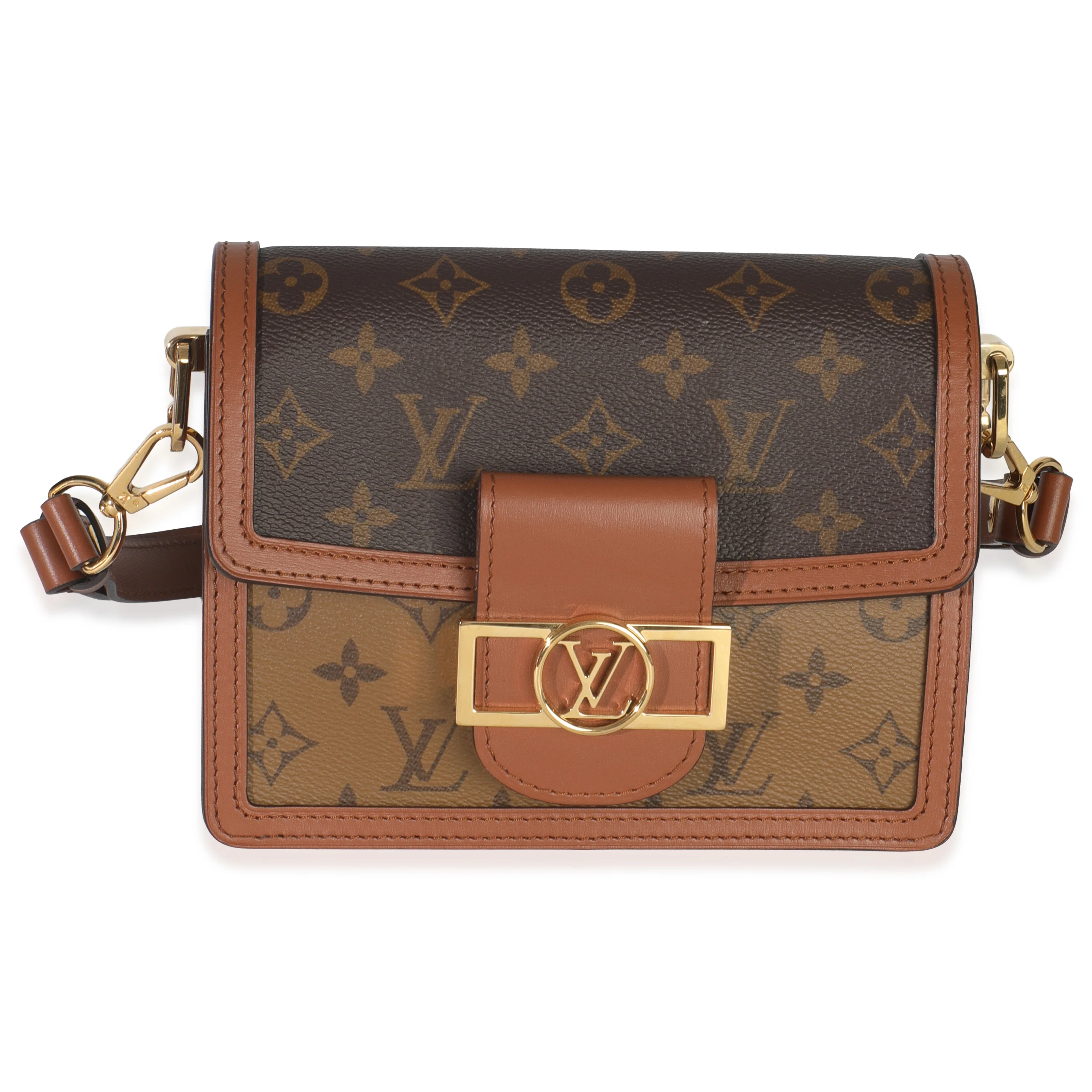 Reverse Monogram Canvas Mini Dauphine