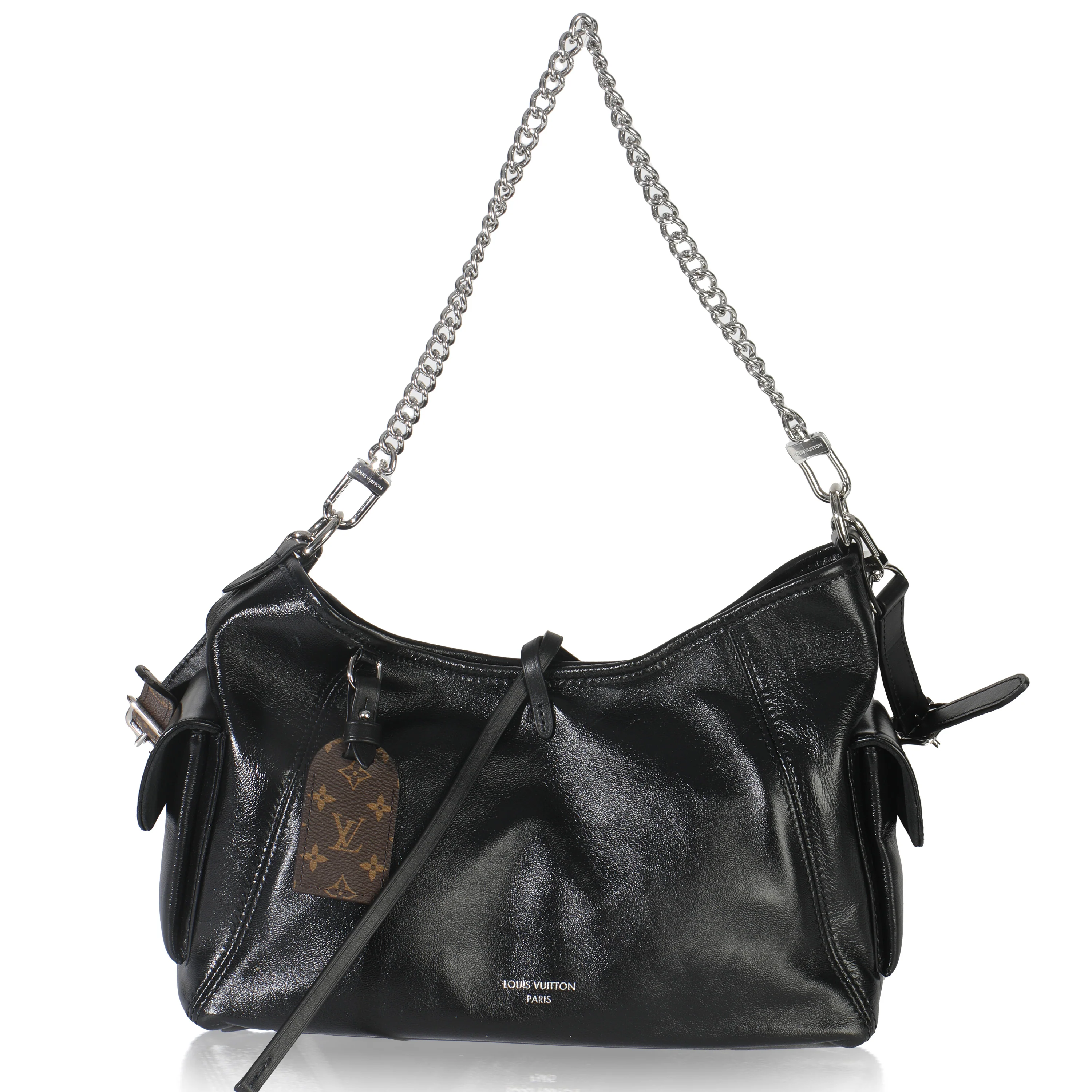 Black Lambskin Carryall Cargo Vibe PM