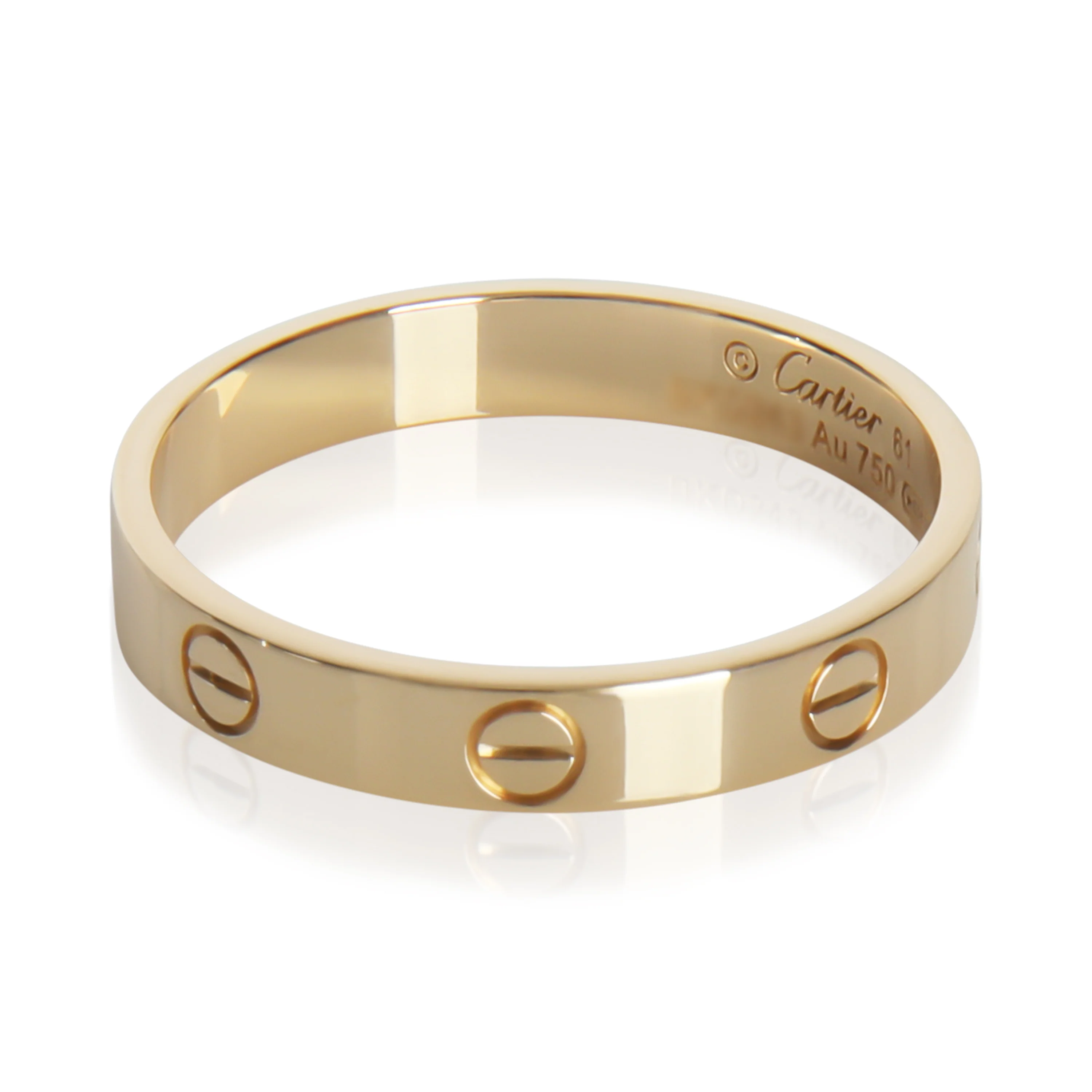 Yellow Gold  Small Model Love Ring - Image 2