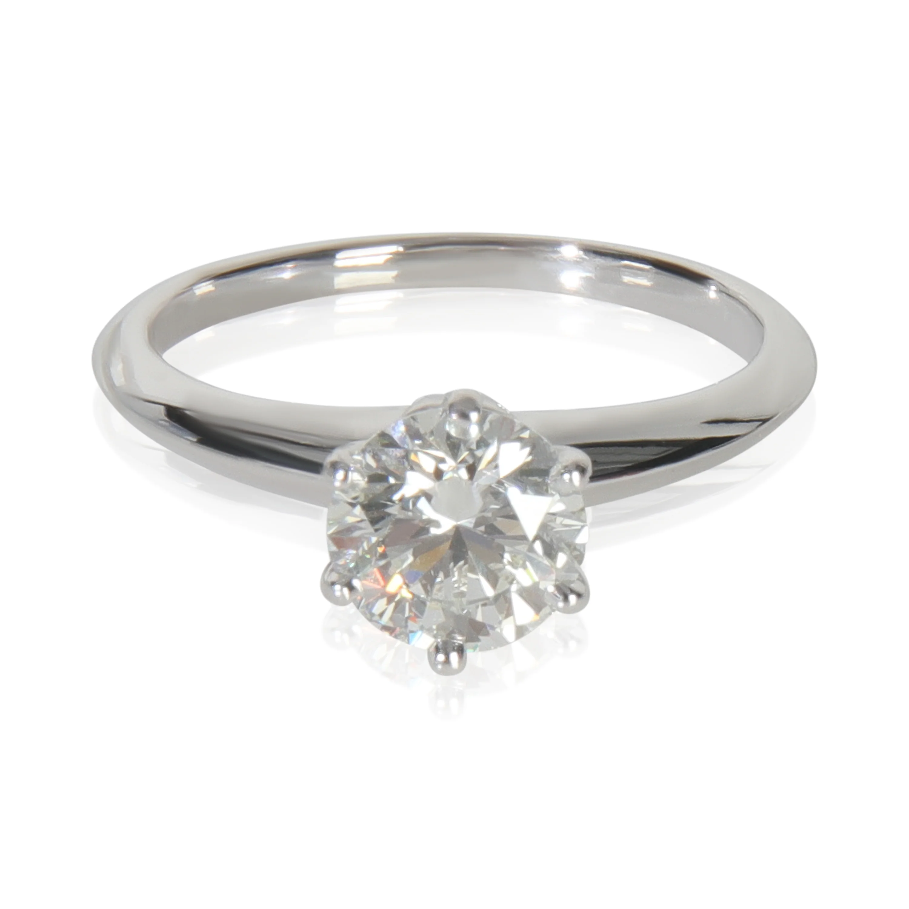 1.12 ct Round Brilliant Diamond Engagement Ring