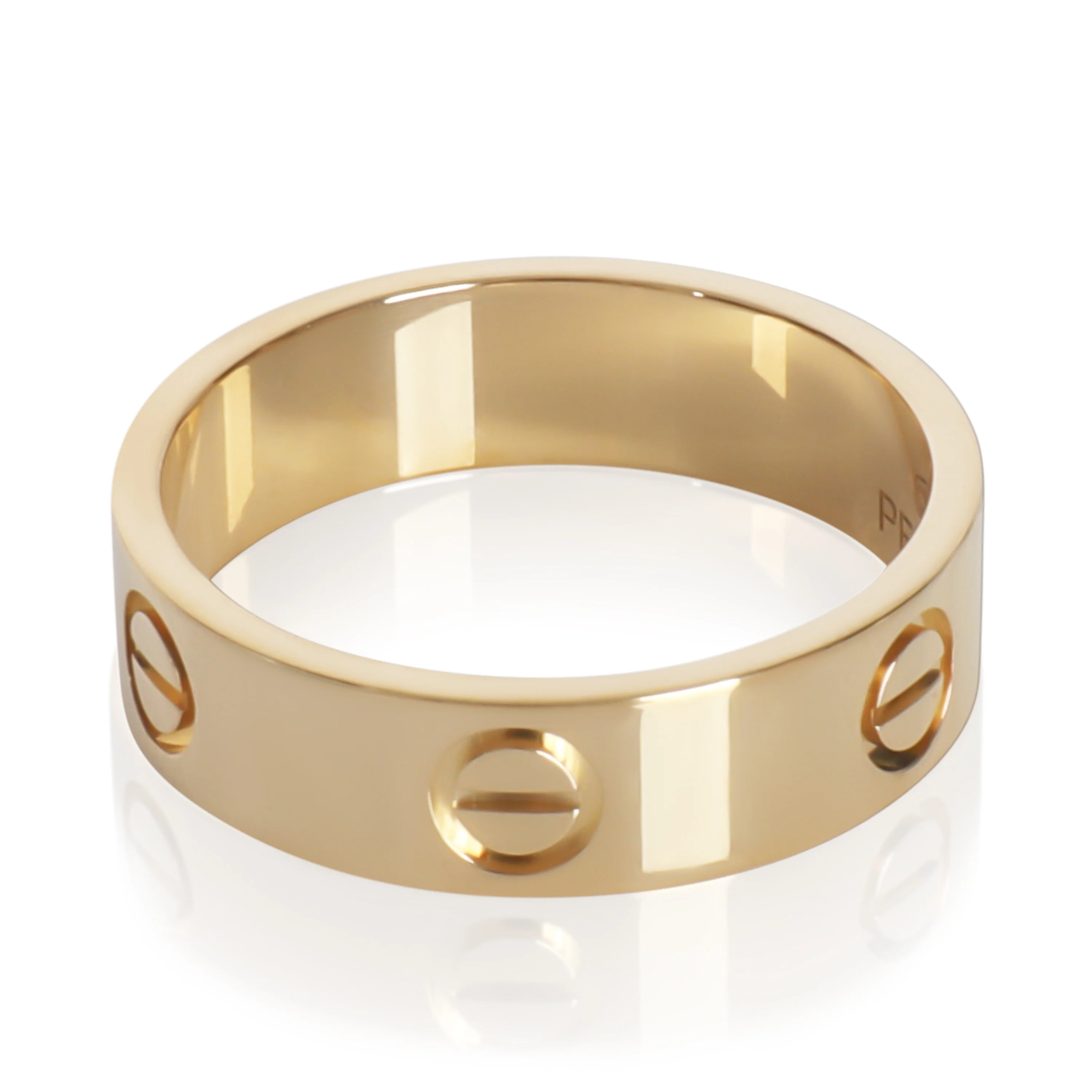 Yellow Gold  Love Ring - Image 3