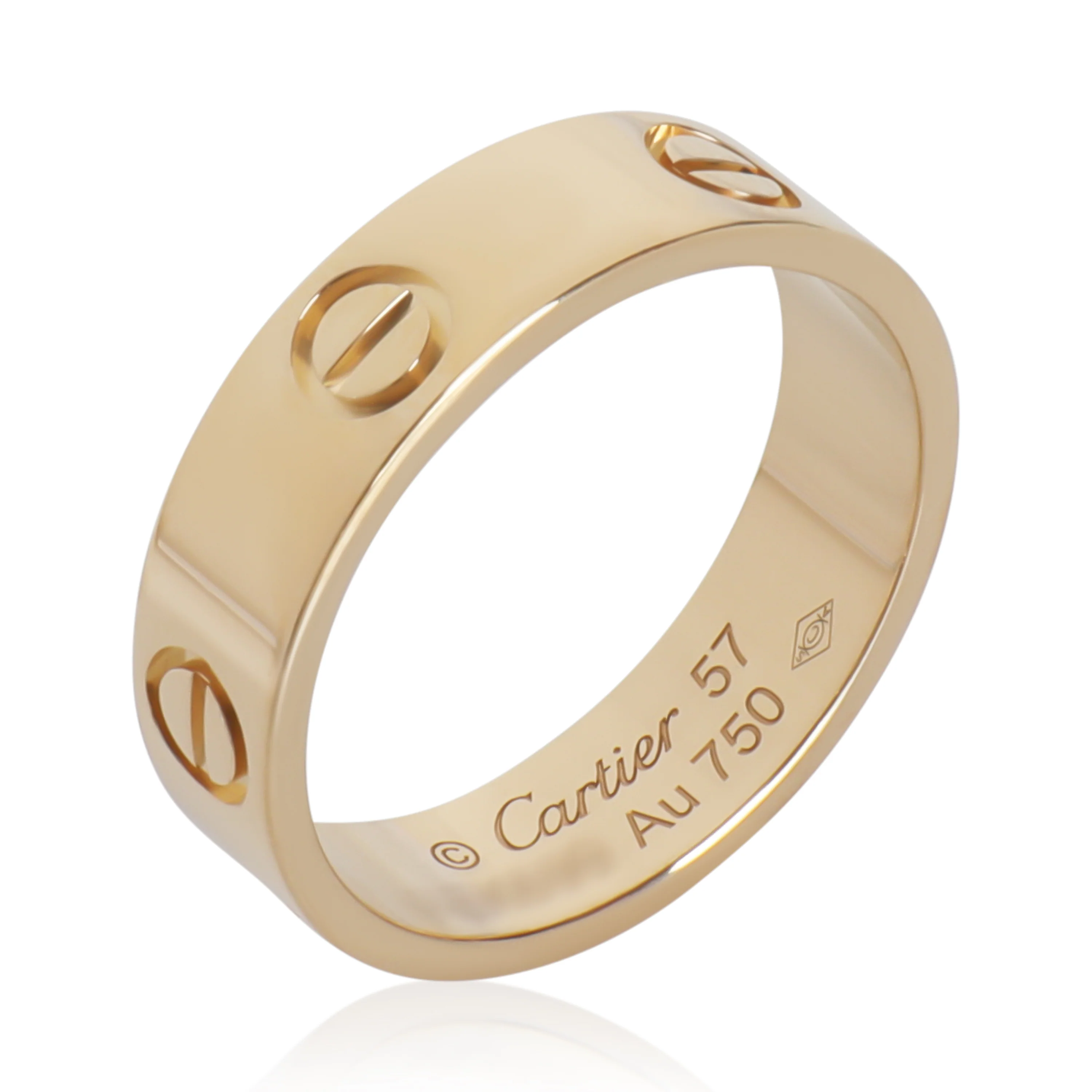Yellow Gold  Love Ring - Image 6