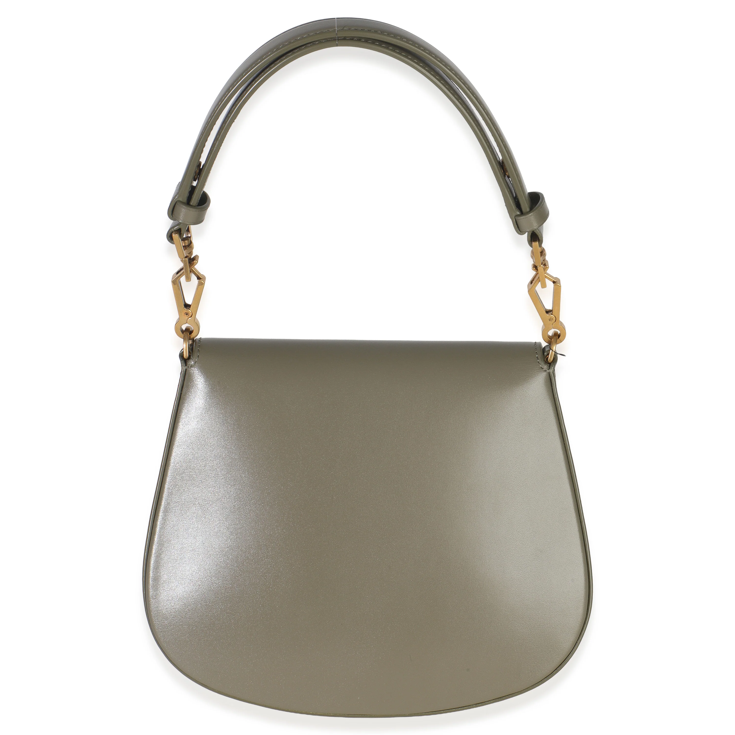 Strong Moss Smooth Leather Mini Voltaire - Image 4