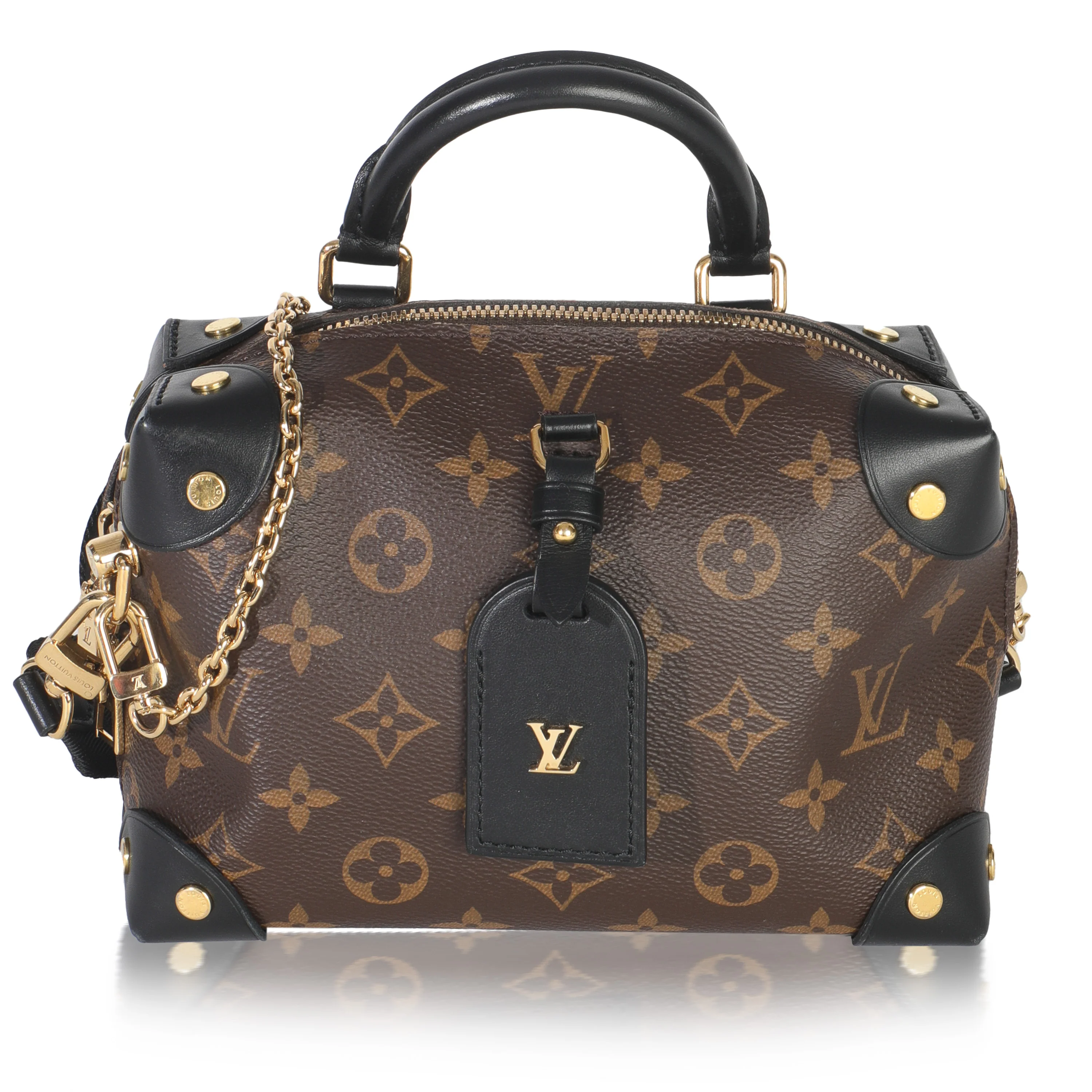 Black Monogram Petite Malle Souple