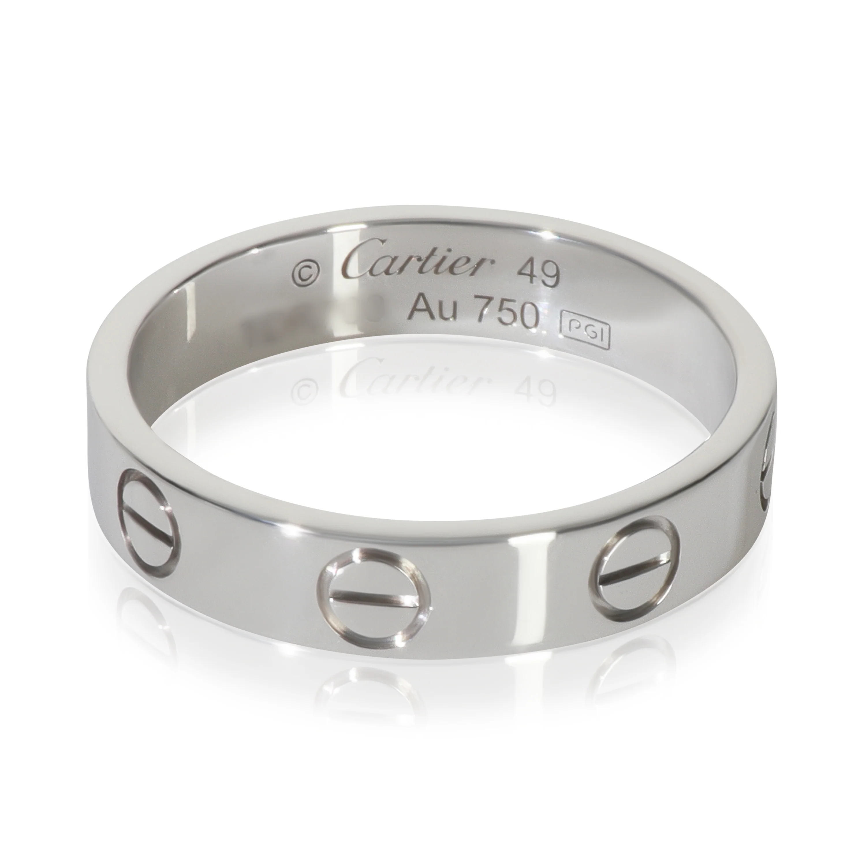 White Gold Small Model Love Ring