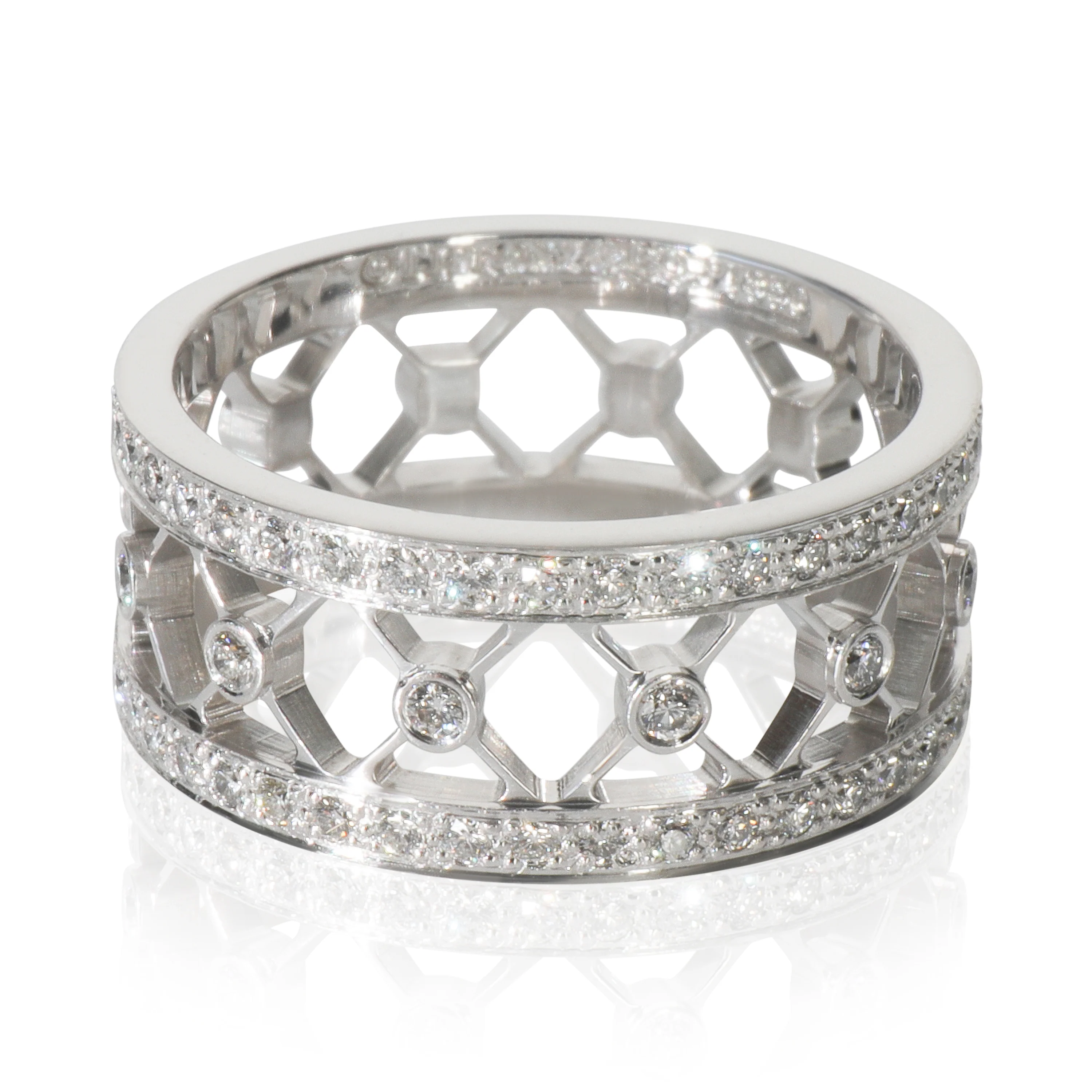 Platinum Diamond Voile Ring