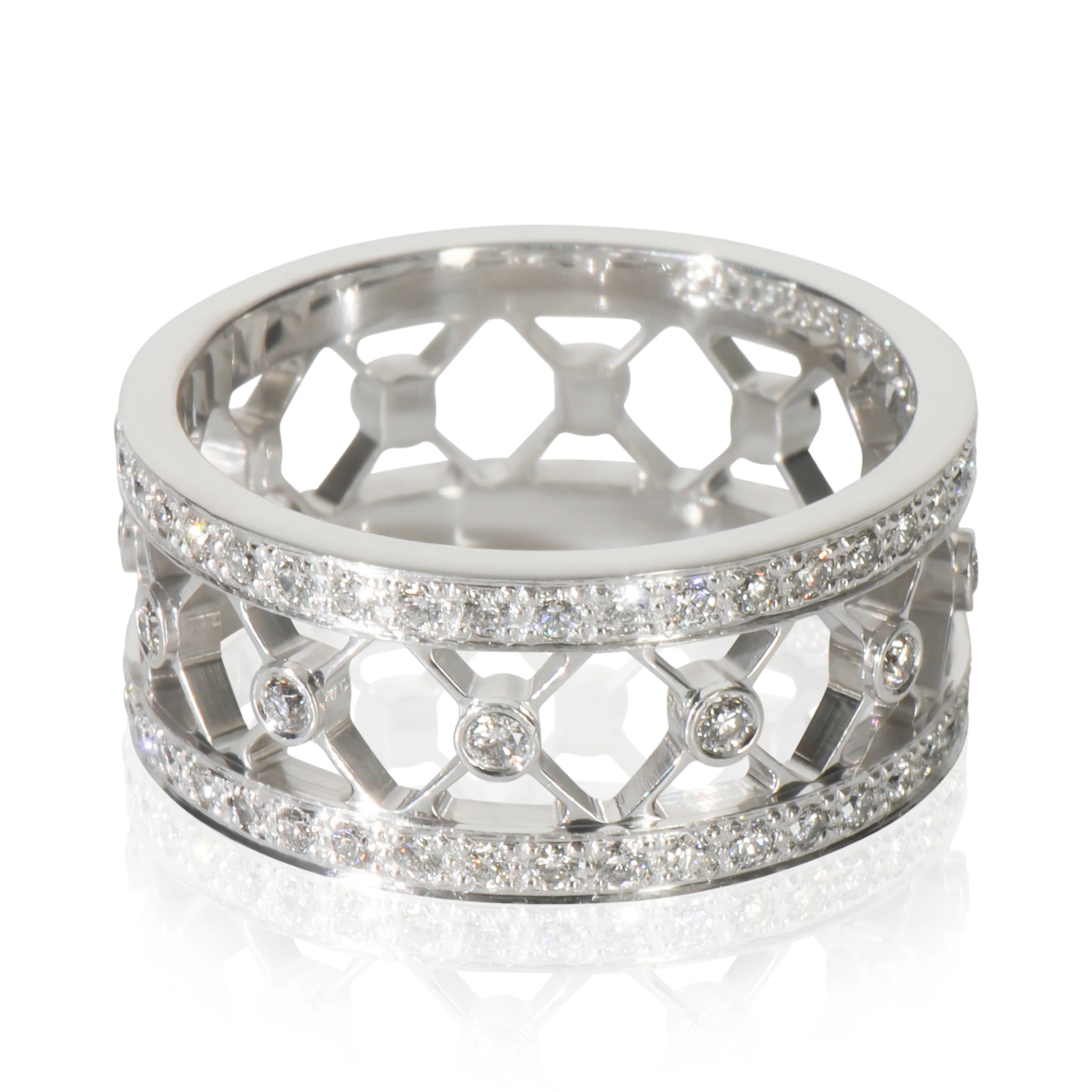 Platinum Diamond Voile Ring - Image 4
