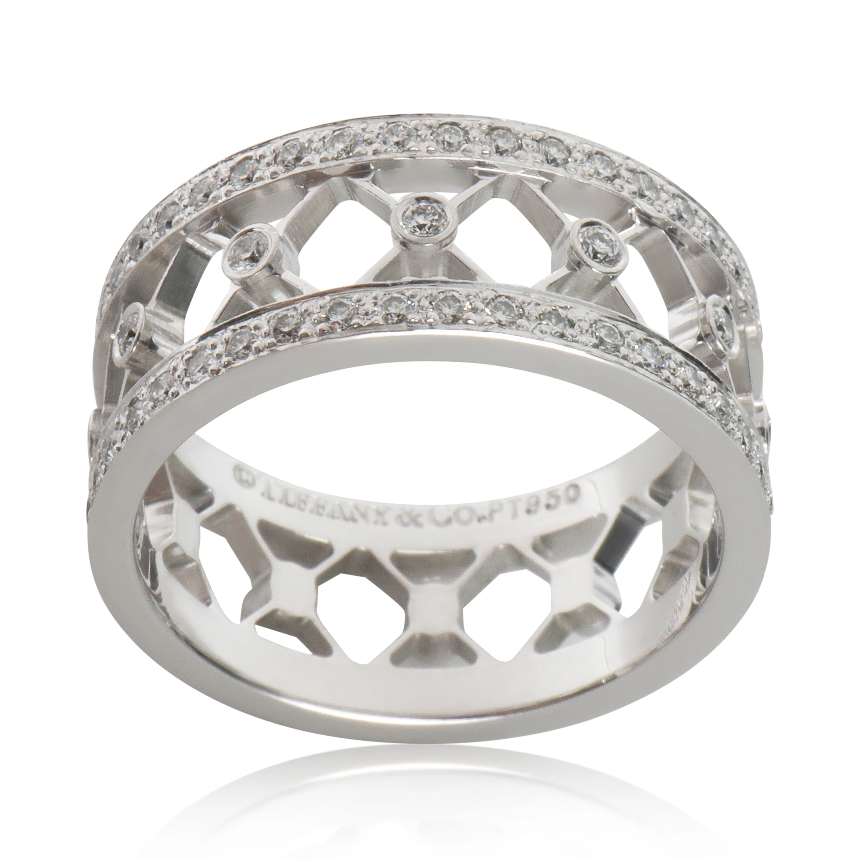 Platinum Diamond Voile Ring - Image 5