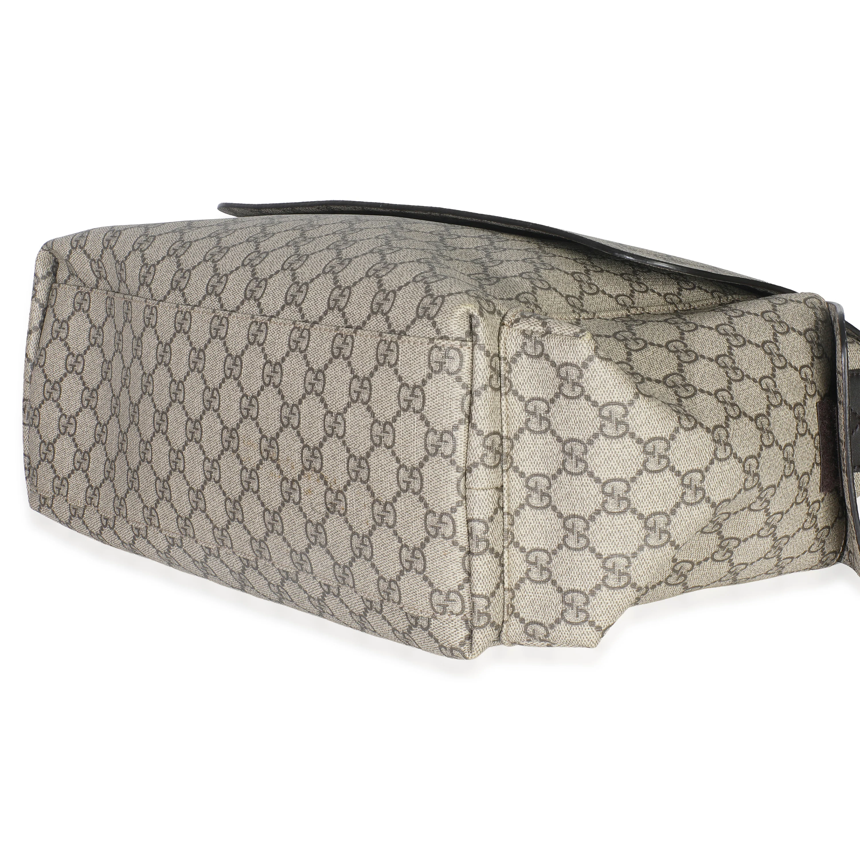 Beige GG Supreme Canvas Diaper Bag - Image 7