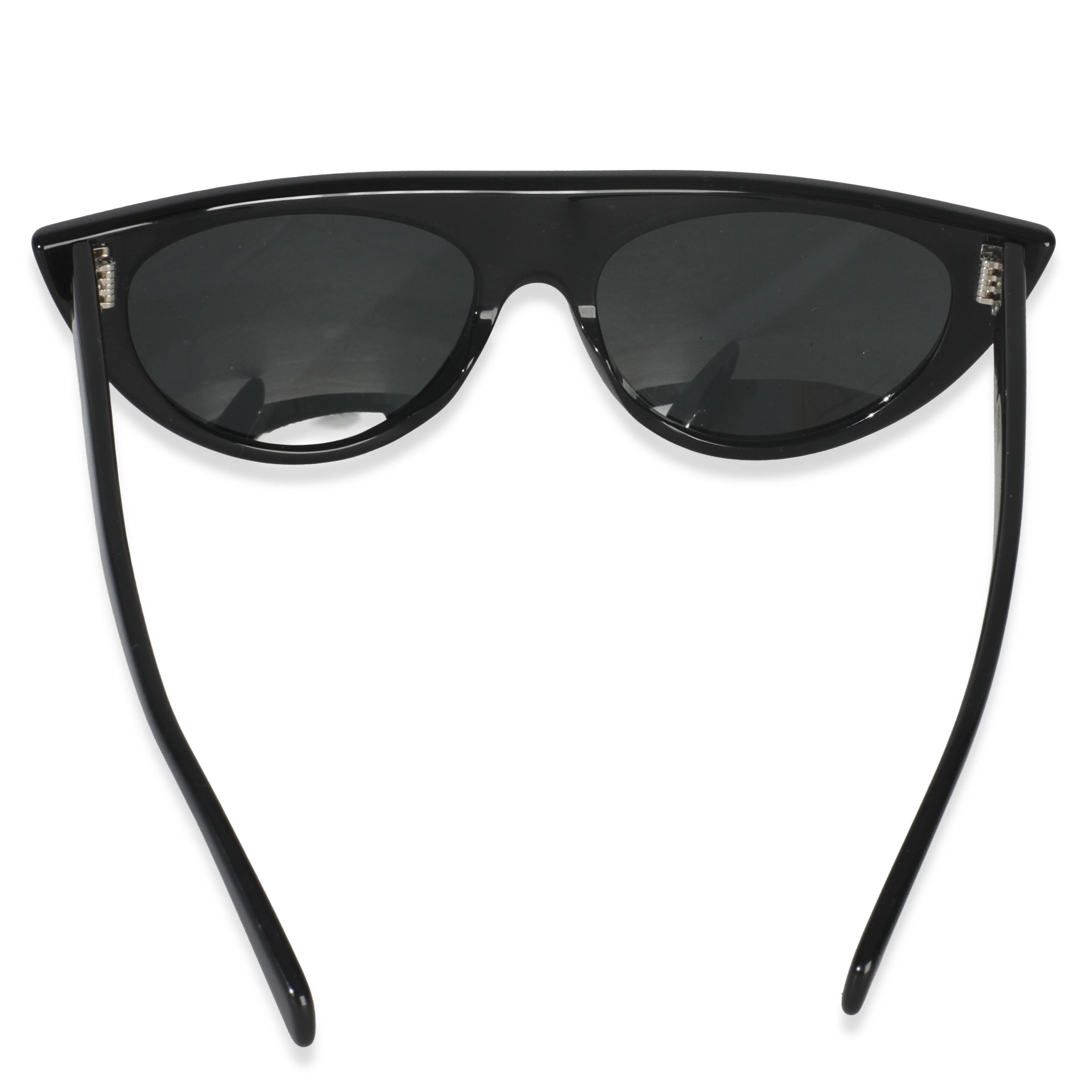 Black Acetate Cat Eye Sunglasses - Image 3