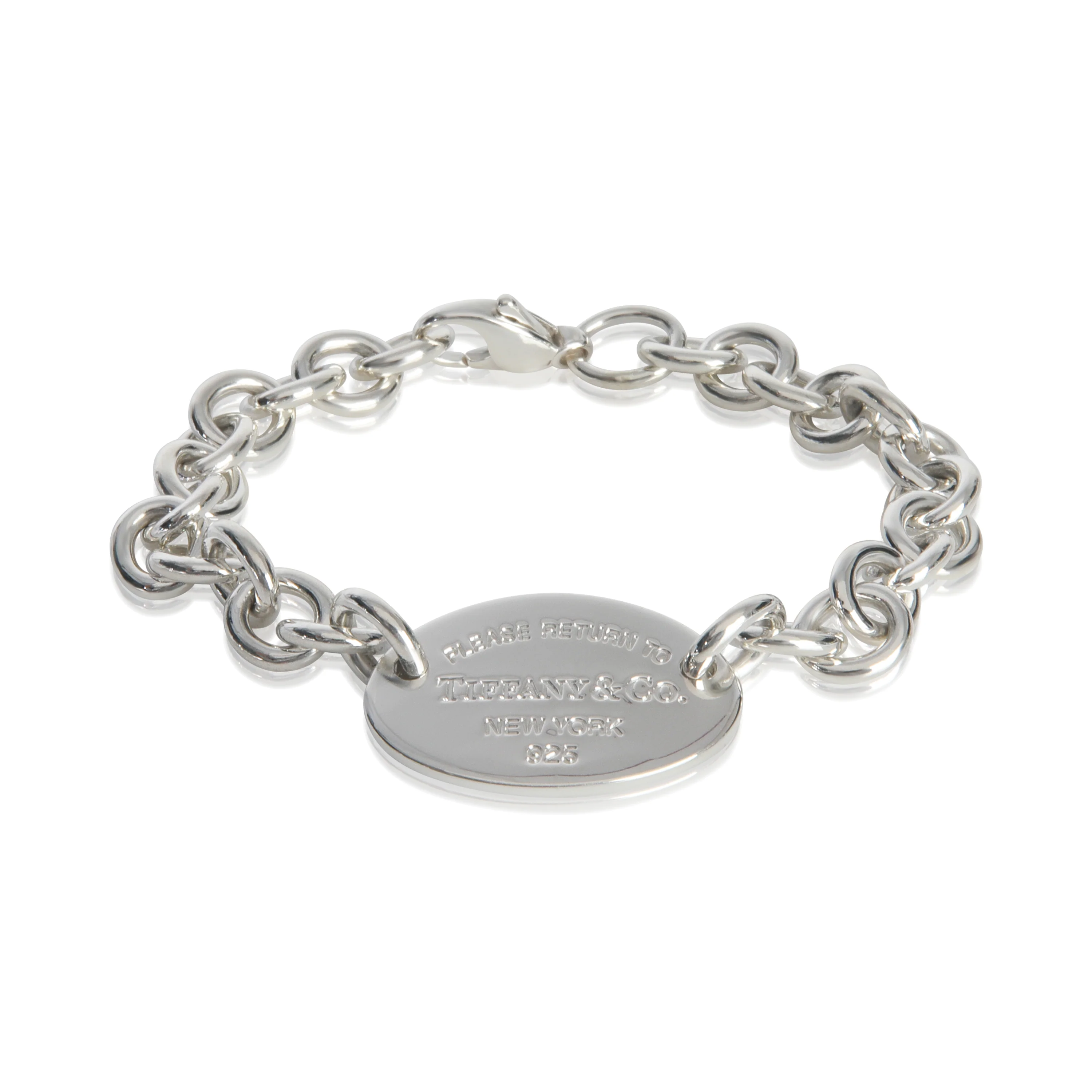 Sterling Silver  Heart Tag Bracelet - Image 3