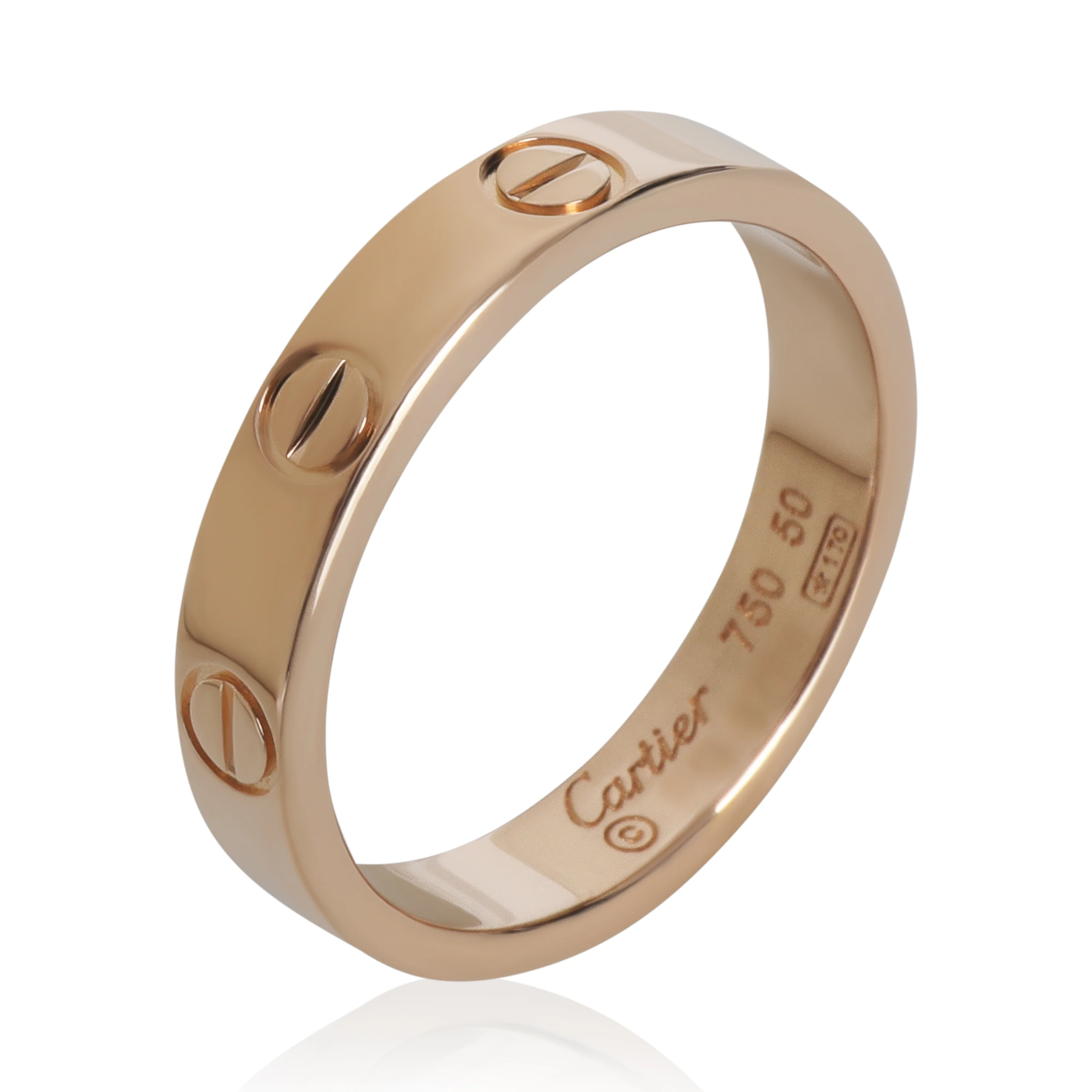 Rose Gold  Small Model Love Ring - Image 4
