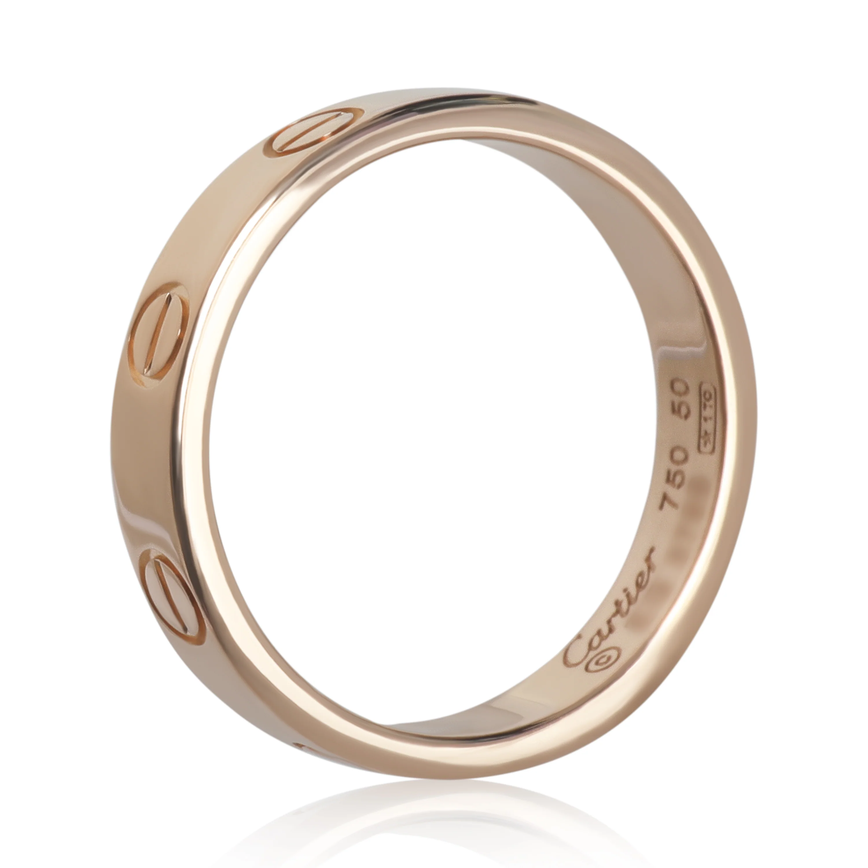 Rose Gold  Small Model Love Ring - Image 6