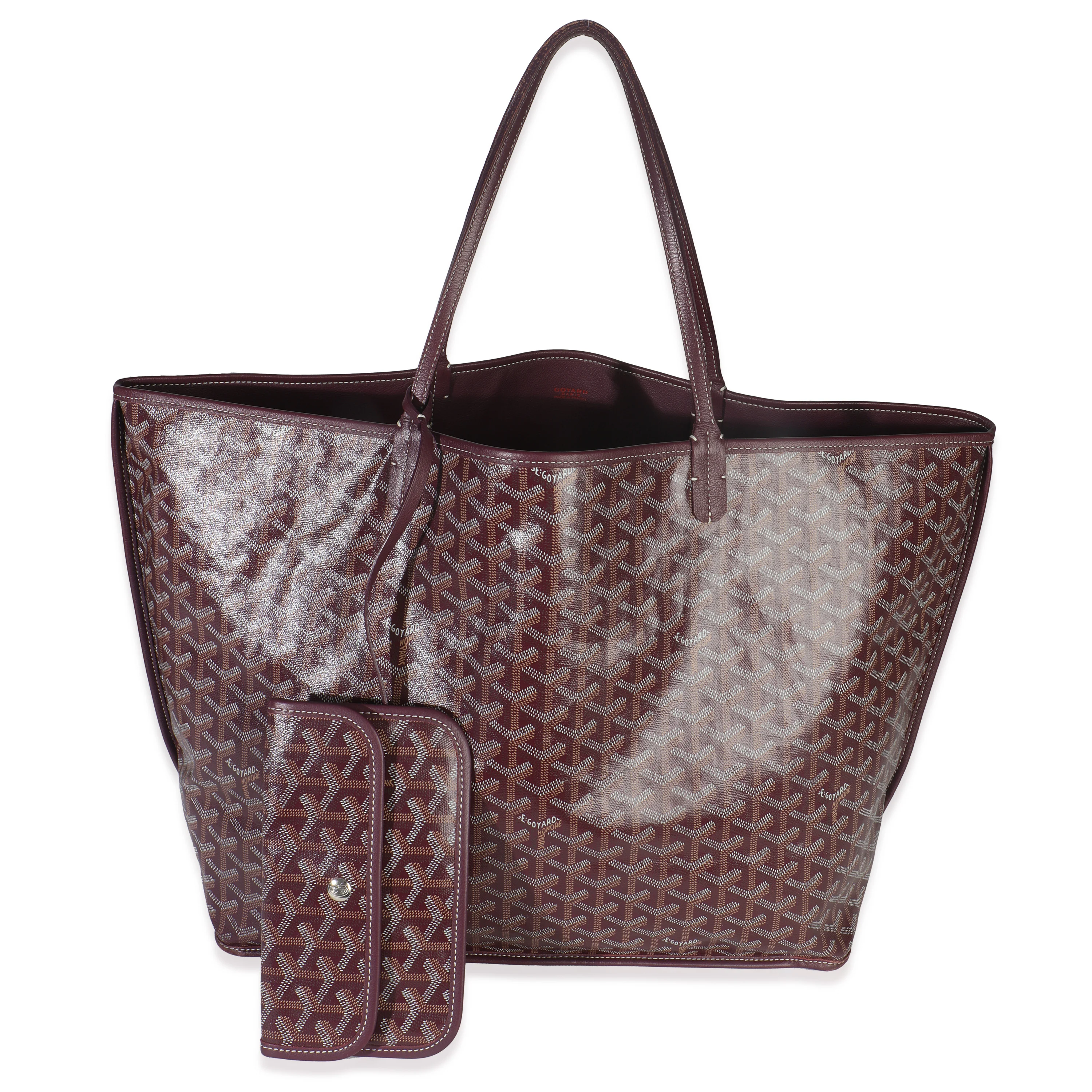 Burgundy Goyardine Canvas Anjou GM
