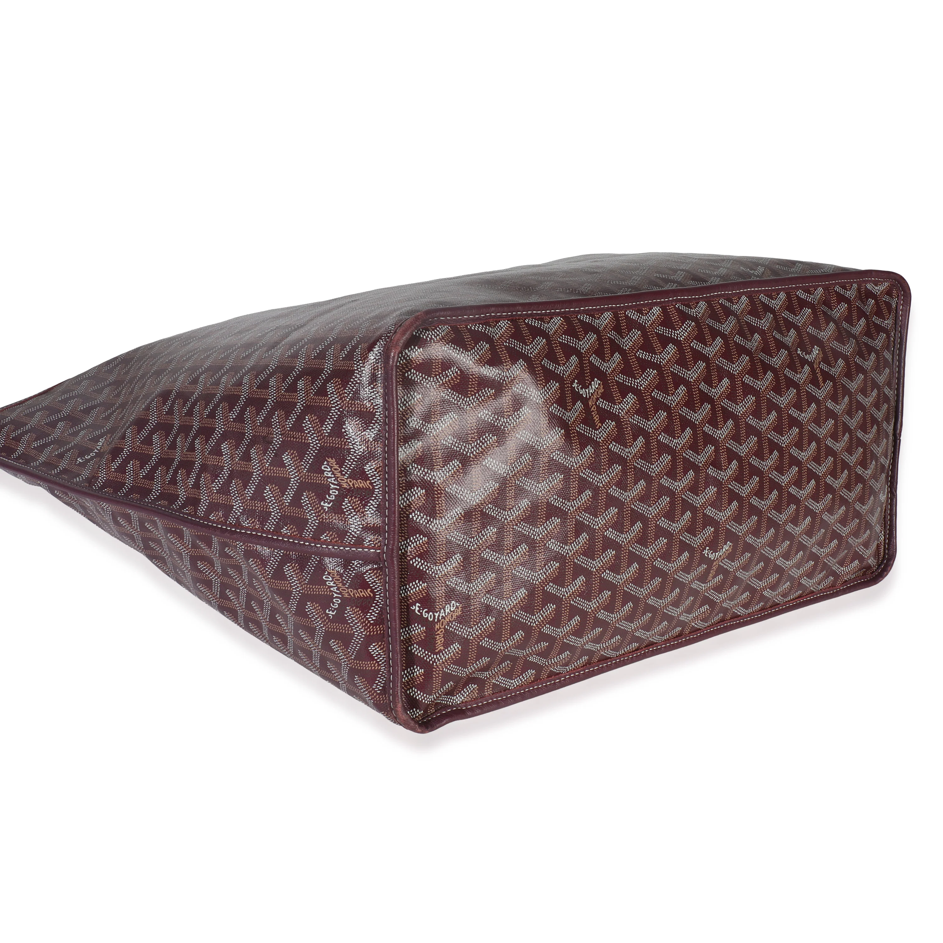 Burgundy Goyardine Canvas Anjou GM - Image 6