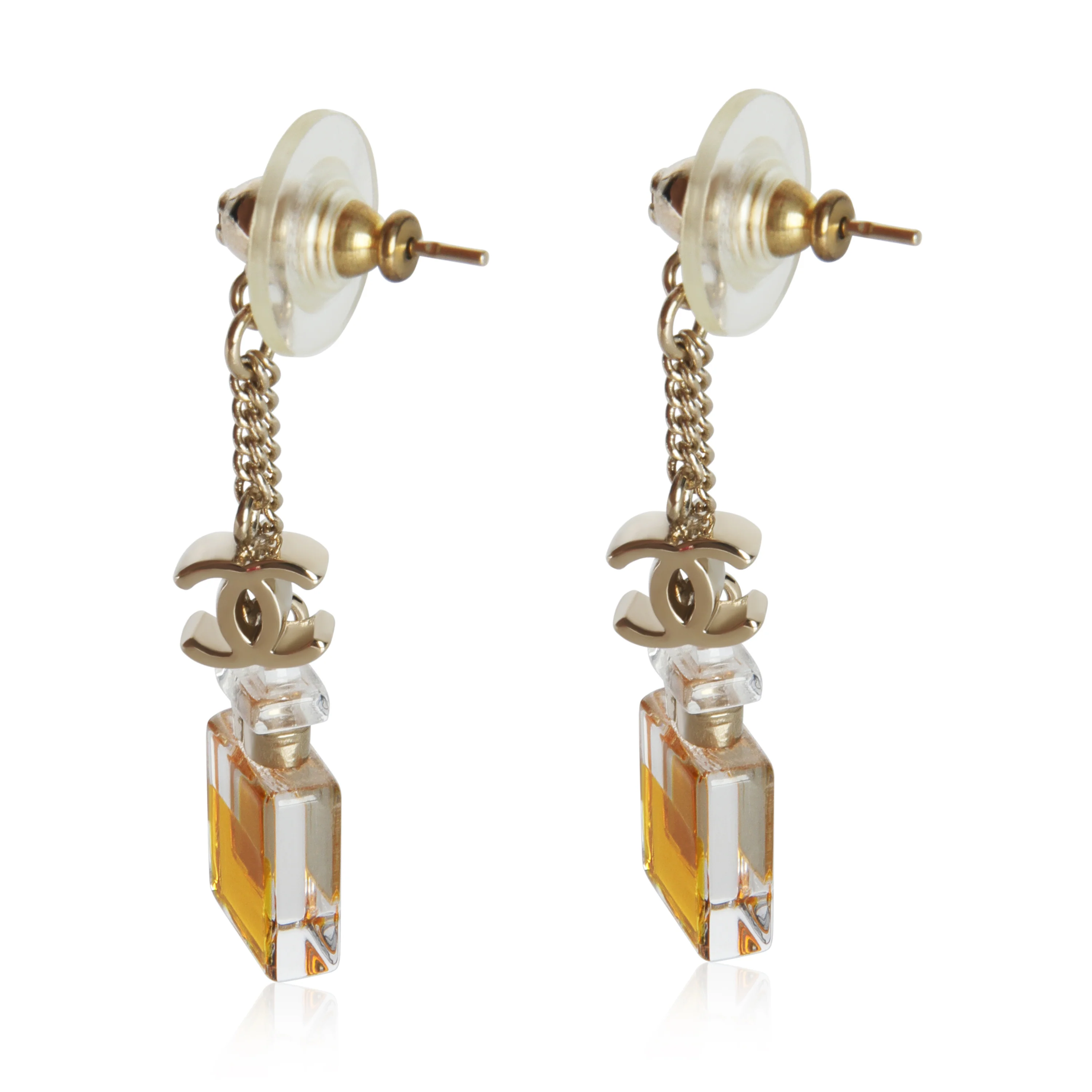 Gold-Plated  2008 No. 5 Earrings - Image 3