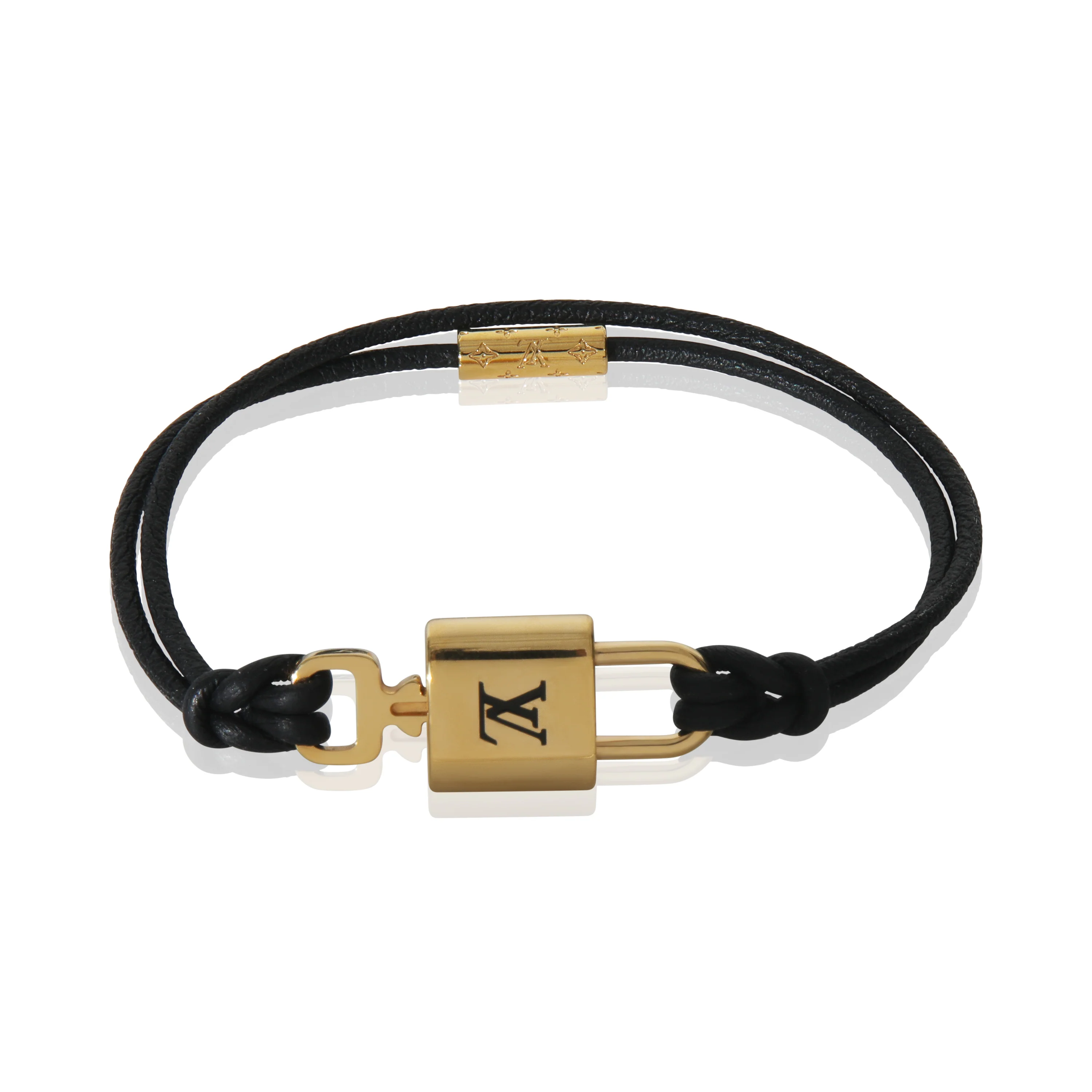Gold-Plated Padlock Bracelet