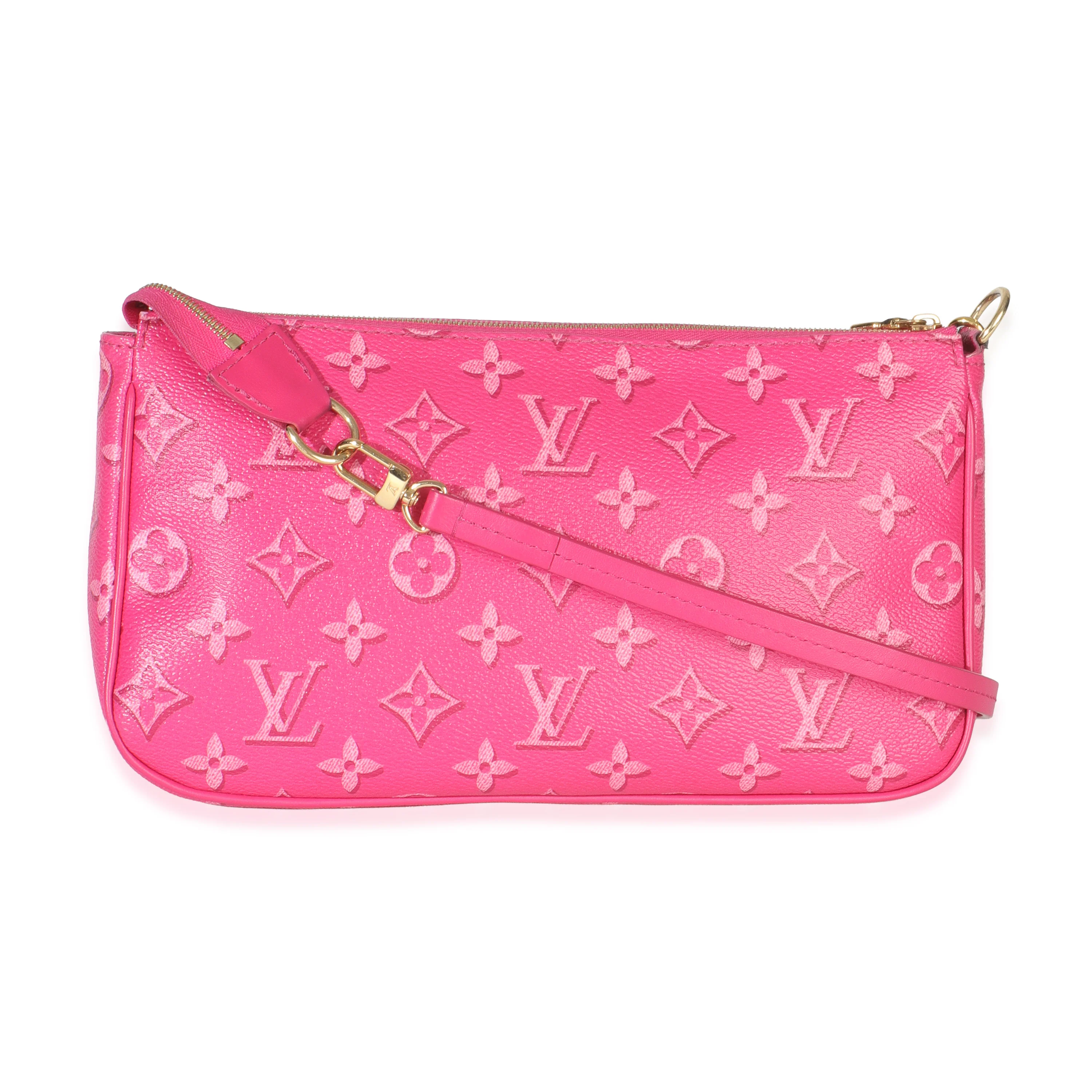 Fuchsia Monogram Canvas Fall For You Maxi Multi-Pochette Accessoir - Image 4