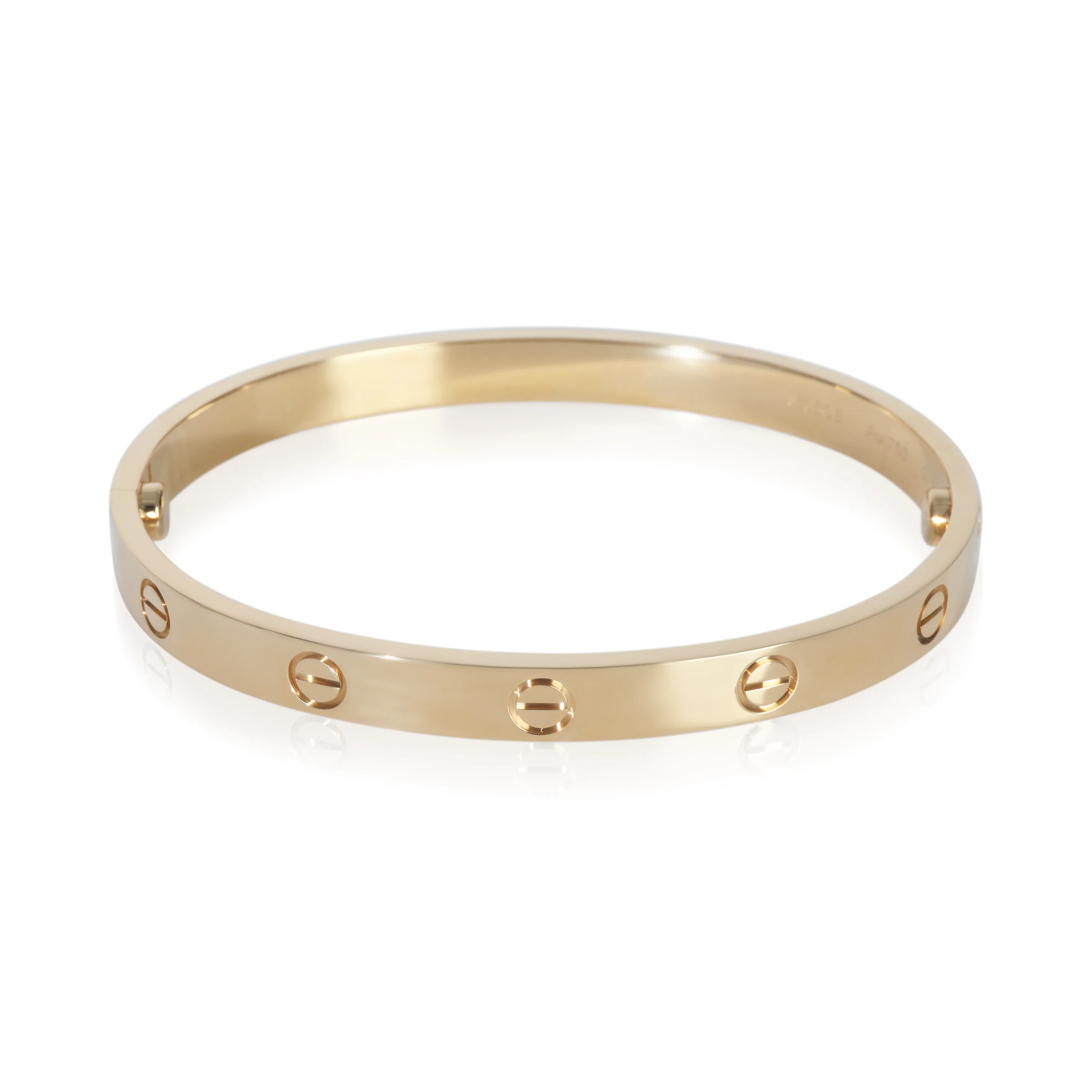 Yellow Gold Love Bracelet - Image 3